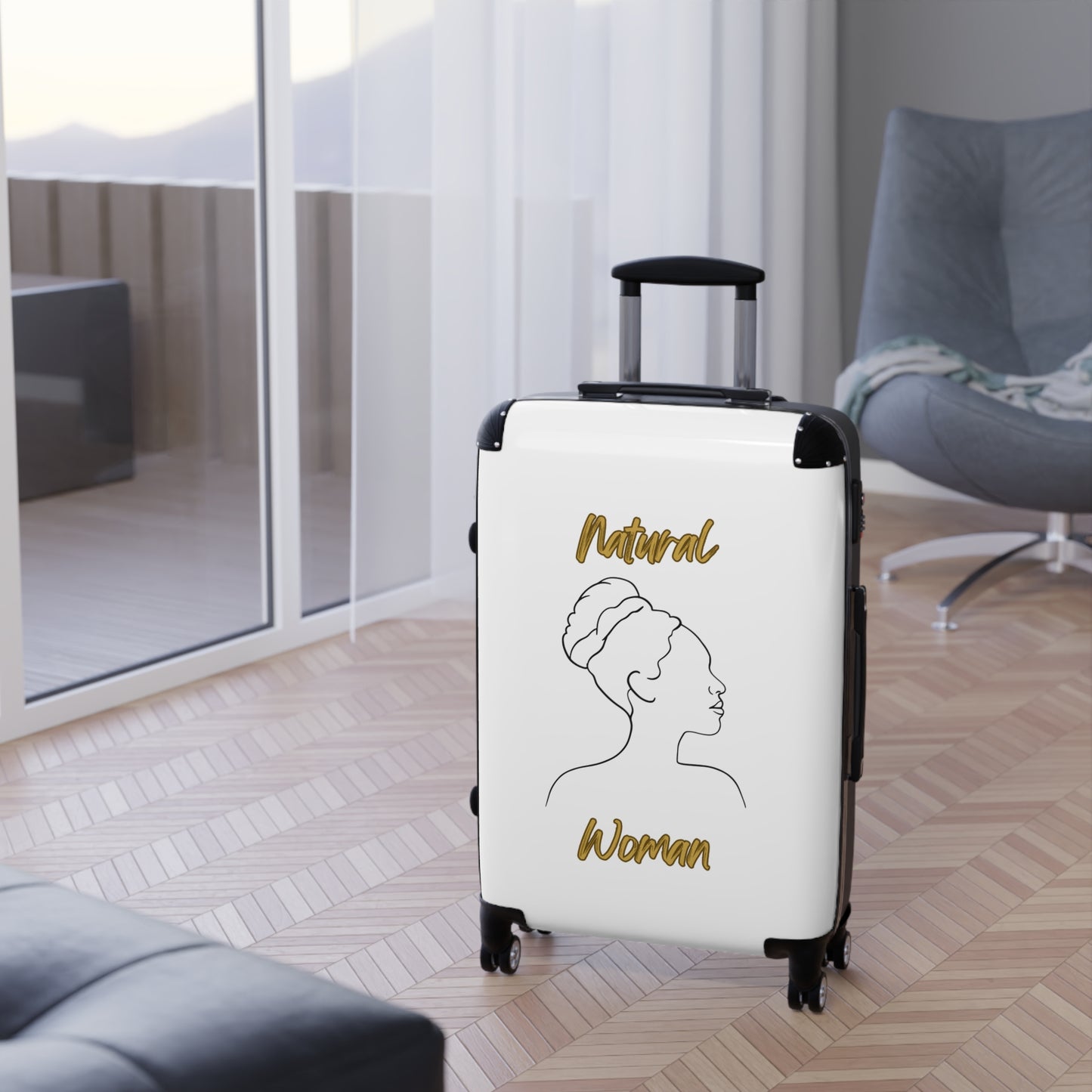 Natural Woman Mixed (BL) Suitcase WHITE
