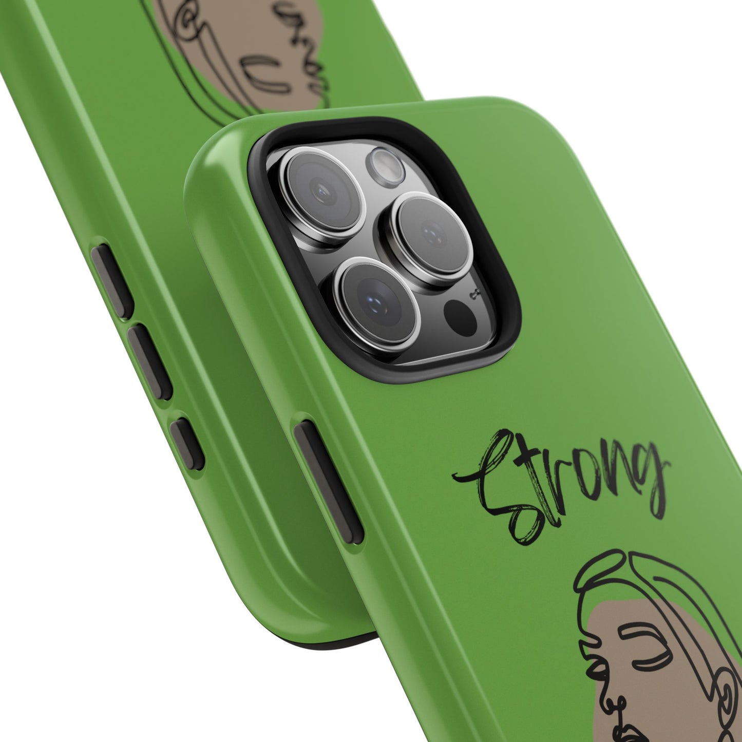 STRONG MOMMA Samsung Galaxy Tough Phone Cases (BL) Green
