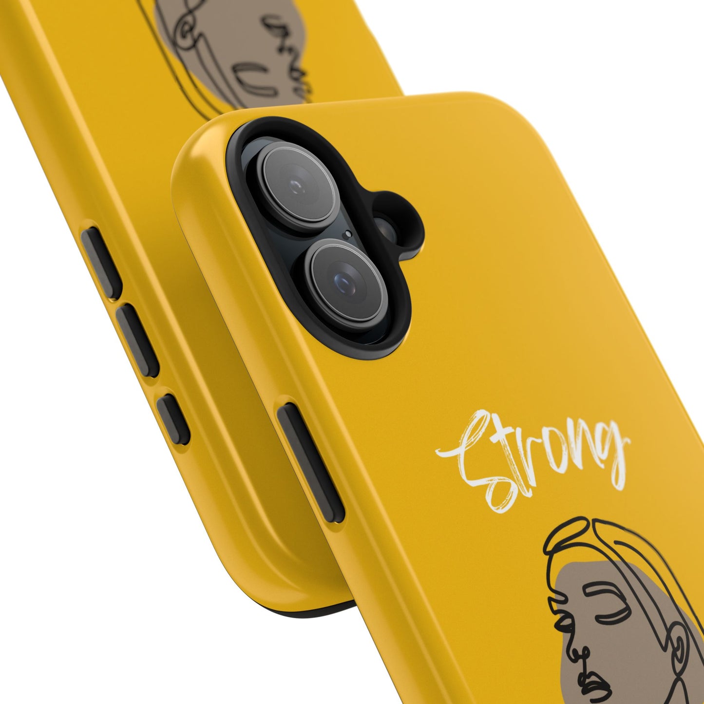 Strong Momma (WL) Tough Phone Cases YELLOW