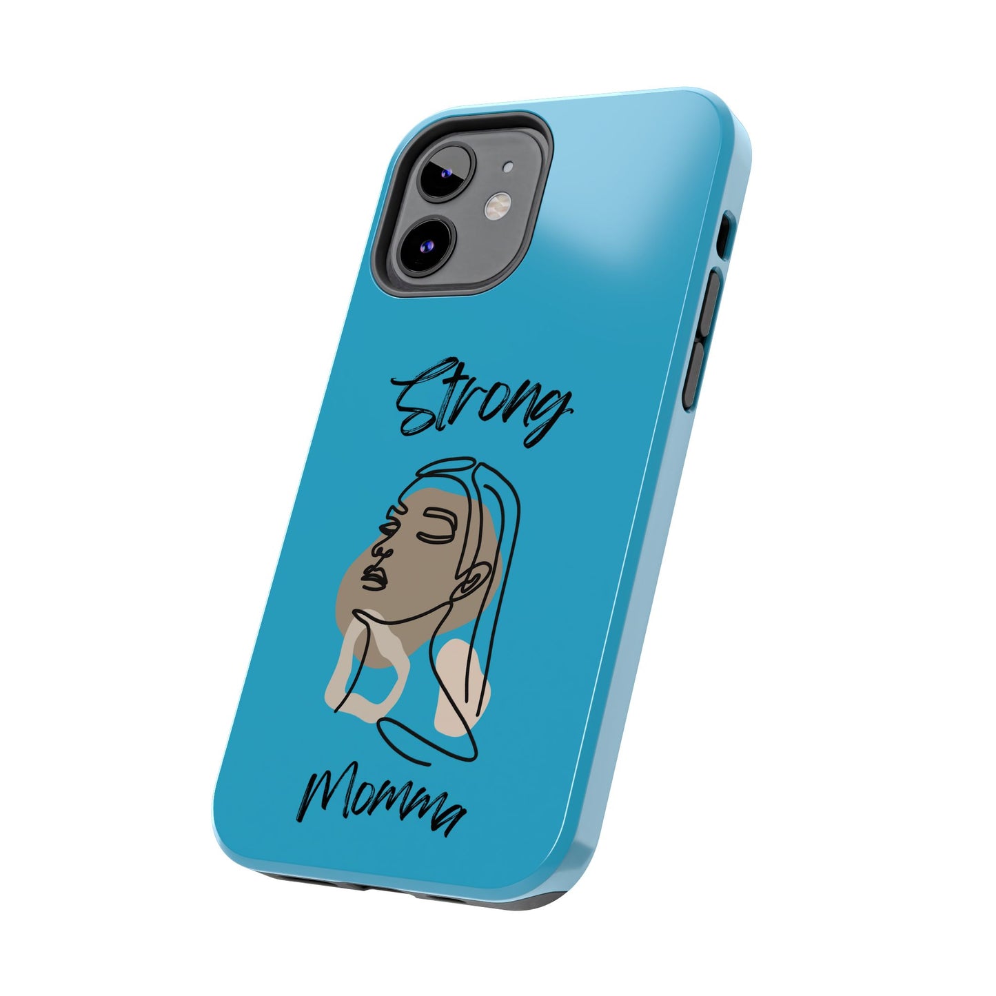 STRONG MOMMA Samsung Galaxy Tough Phone Cases (BL) Turquoise