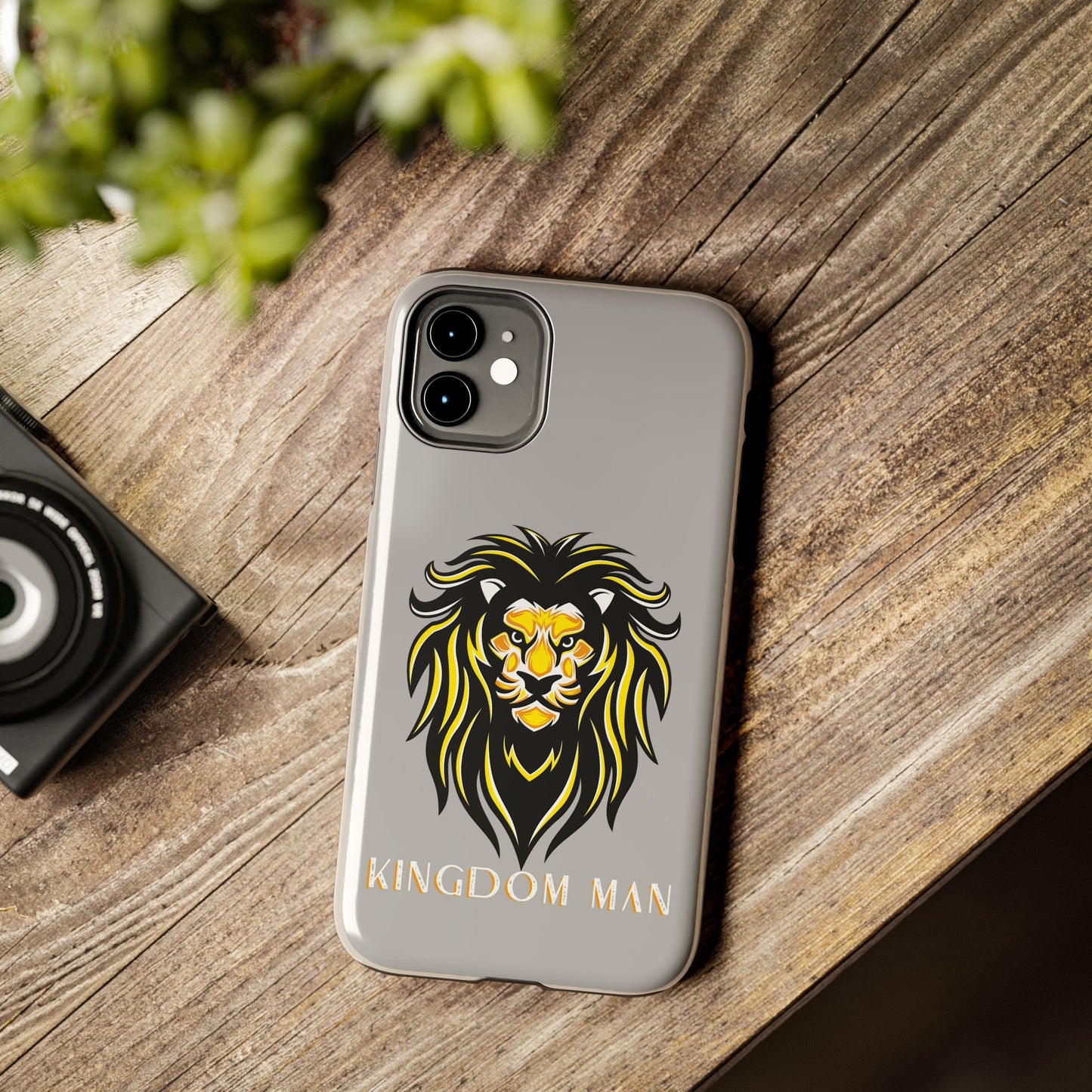 Kingdom Man (White-Gold Label) Tough Phone Case LIGHT GREY