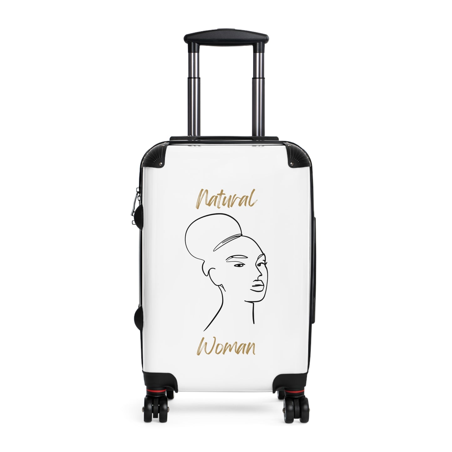 Natural Woman Hair Up (BL) Suitcase WHITE