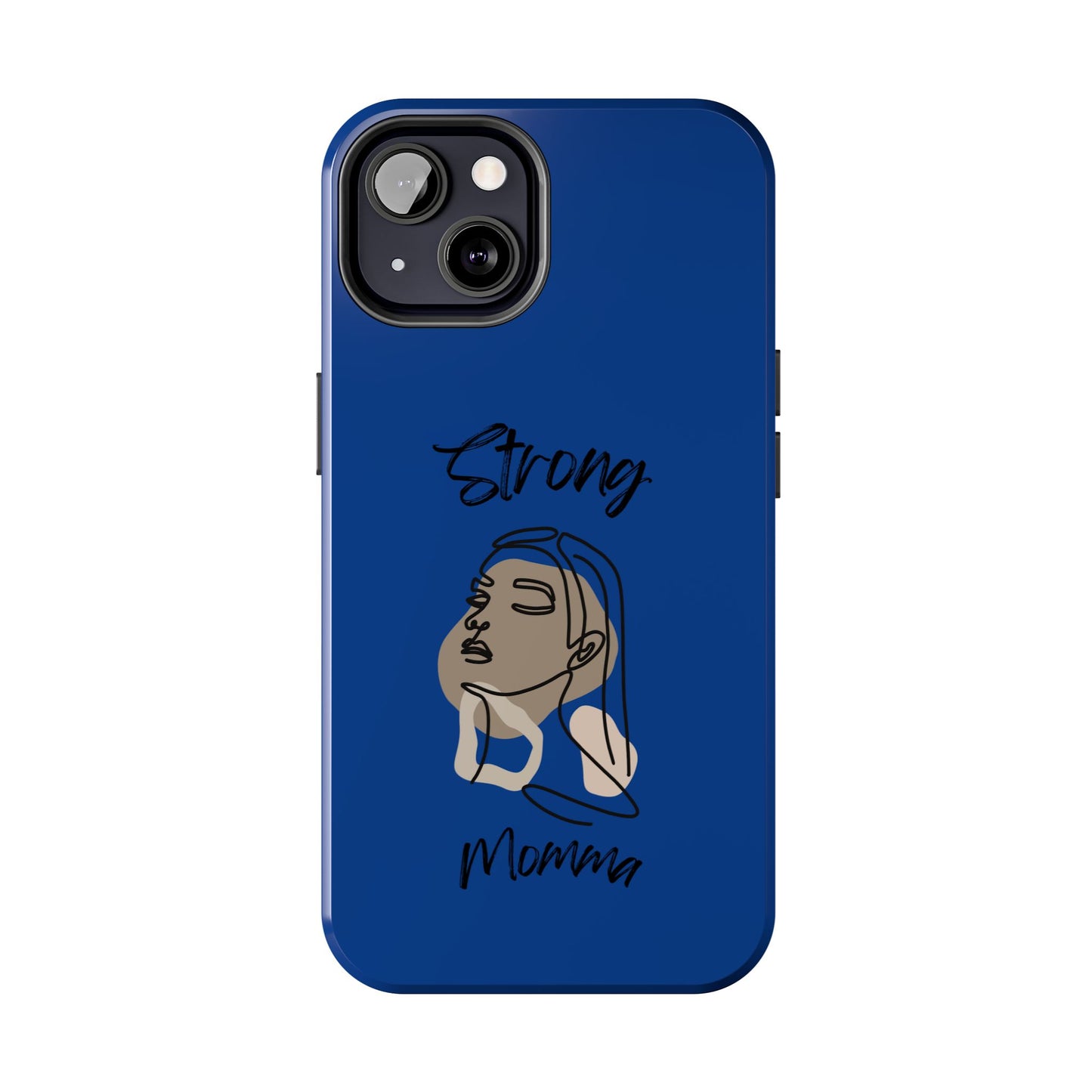 STRONG MOMMA Samsung Galaxy Tough Phone Cases (BL) Dark Blue
