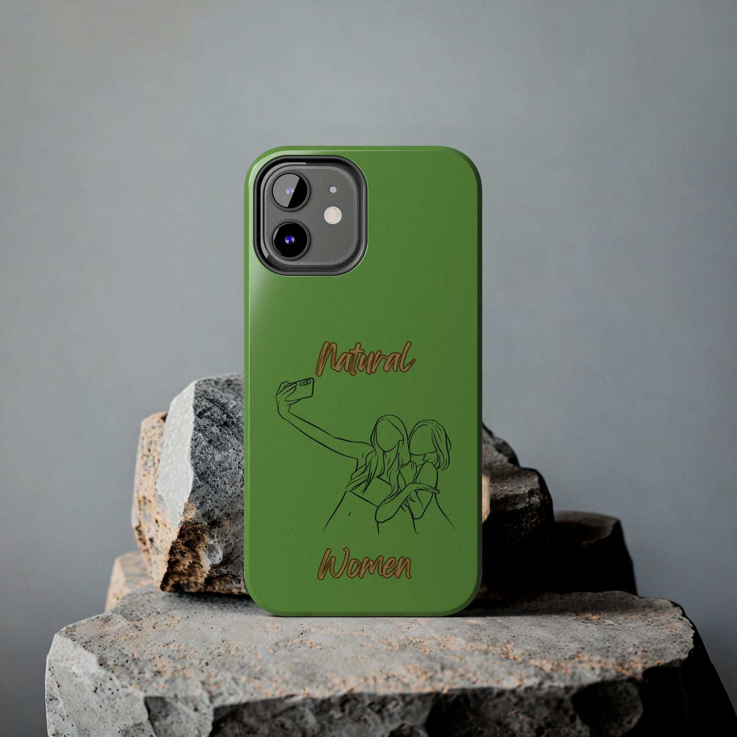 Natural Woman Friends Selfie (BL)Tough Phone Cases GREEN