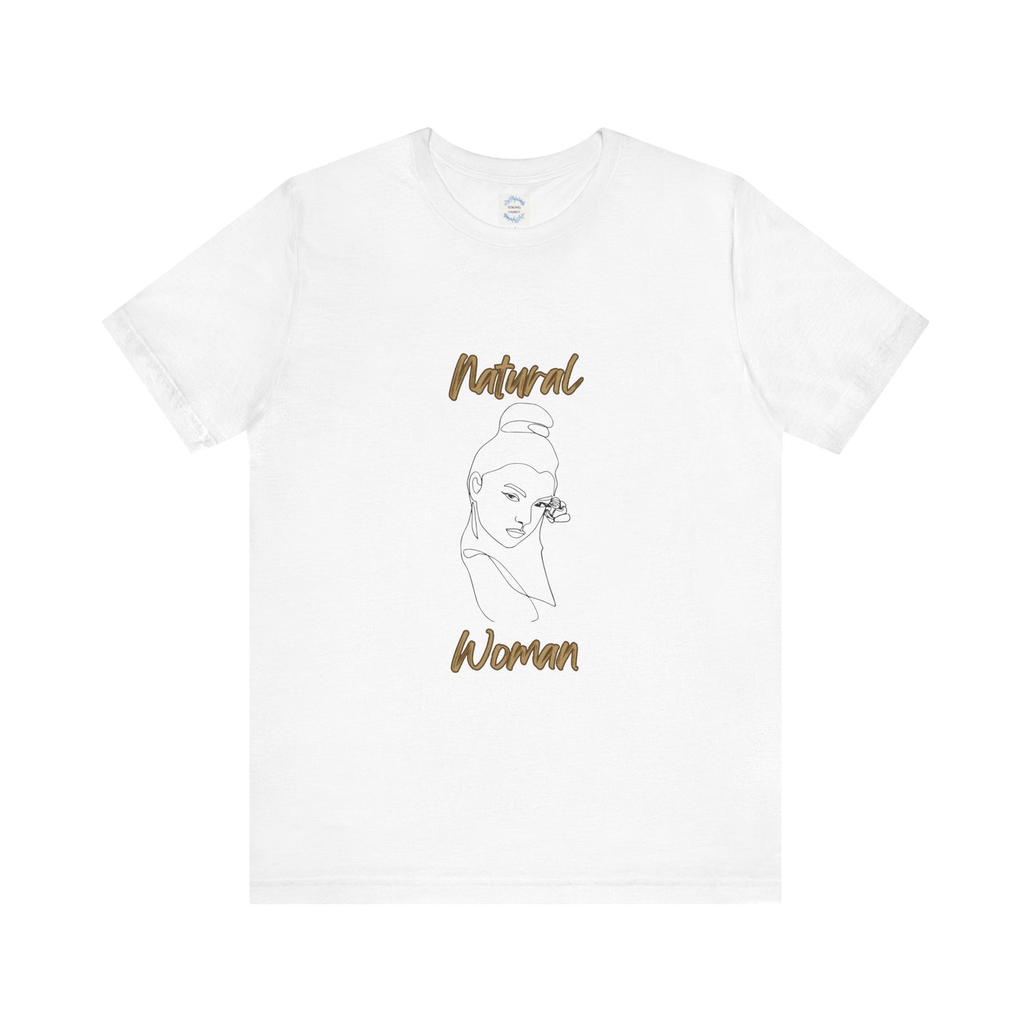 Natural Woman Sassy Bun (BL) Short Sleeve T-Shirt