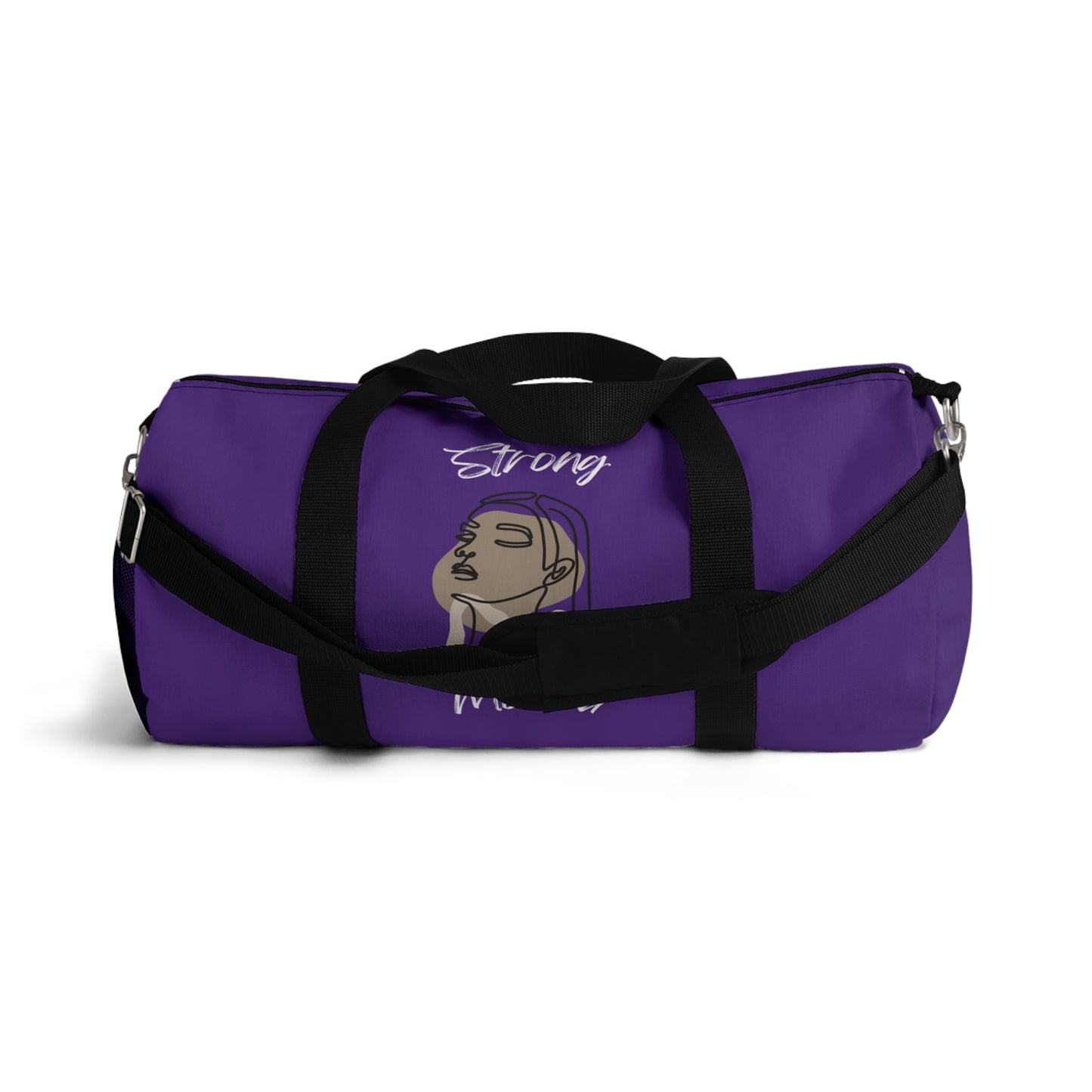 Strong Momma (WL) Duffel Bag PURPLE