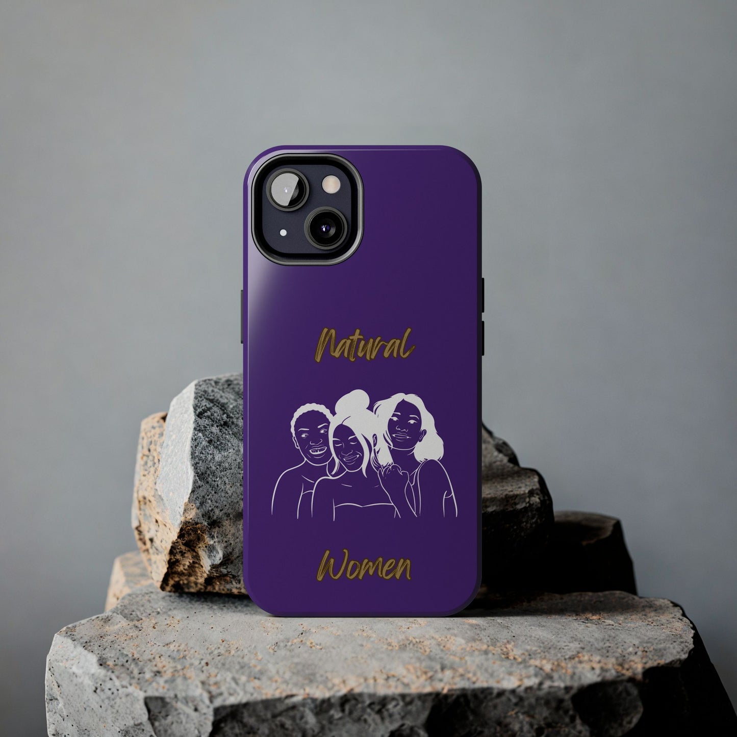 Natural Women Laughing Friends (WL)Tough Phone Cases PURPLE