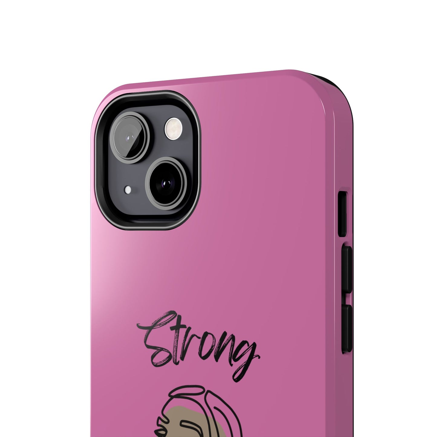 STRONG MOMMA Samsung Galaxy Tough Phone Cases (BL) Light Pink