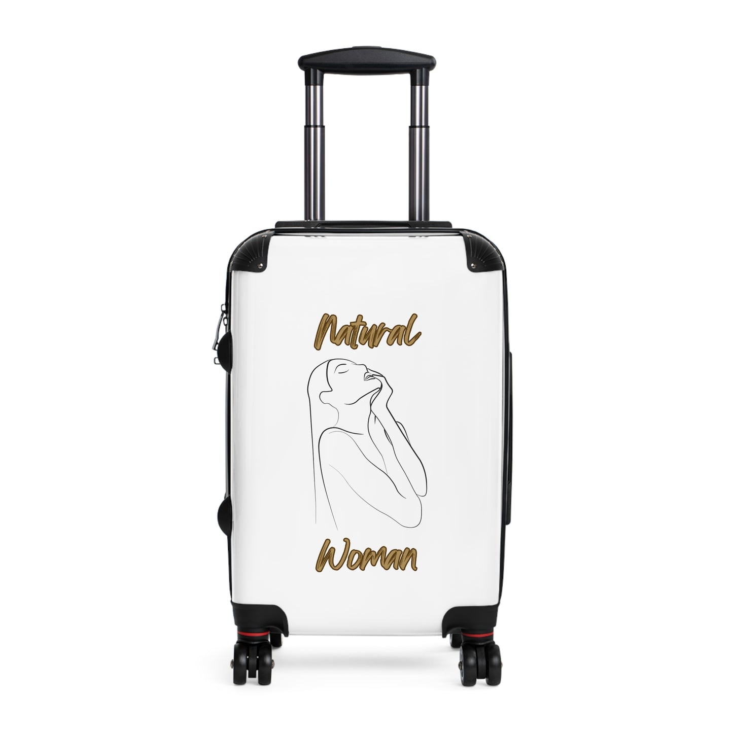Natural Woman Thank You (BL) Suitcase WHITE