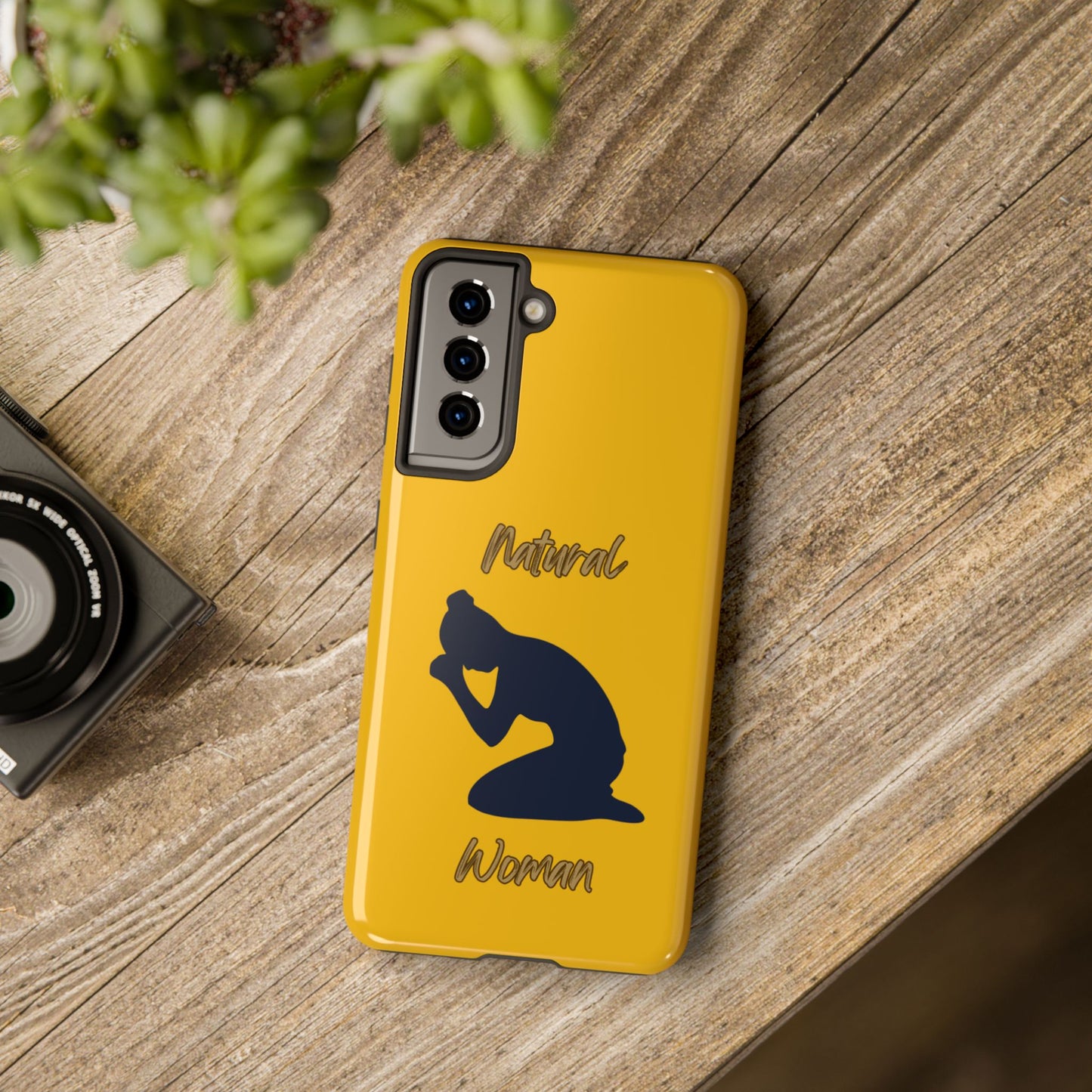 Natural Woman Pray (BL) Tough Phone Cases YELLOW