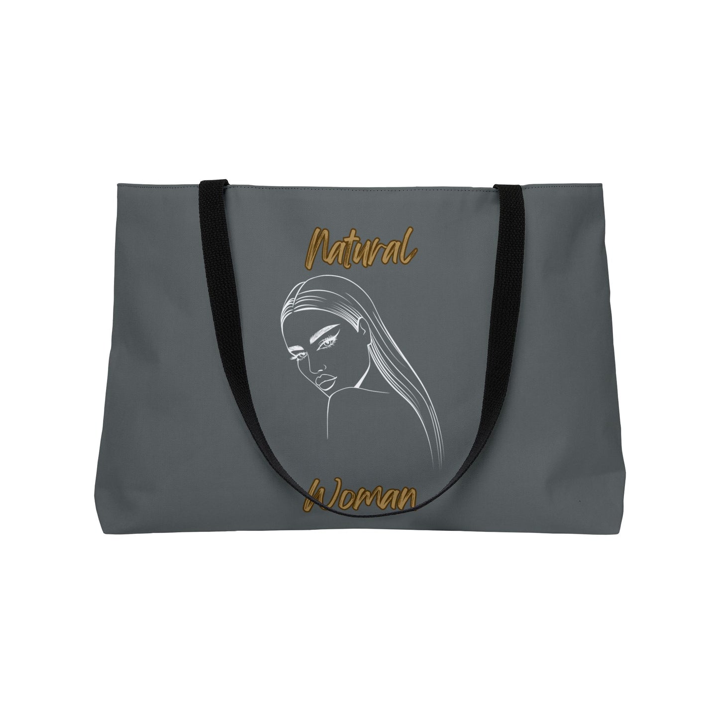 Natural Woman The Stare (WL) Weekender Tote Bag DARK GREY