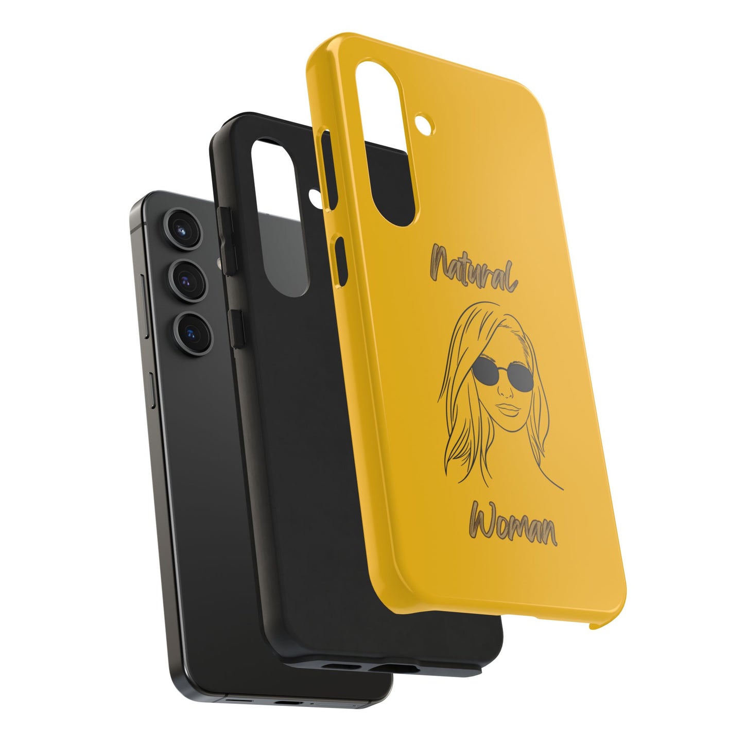 Natural Woman Shades (BL)Tough Phone Cases YELLOW