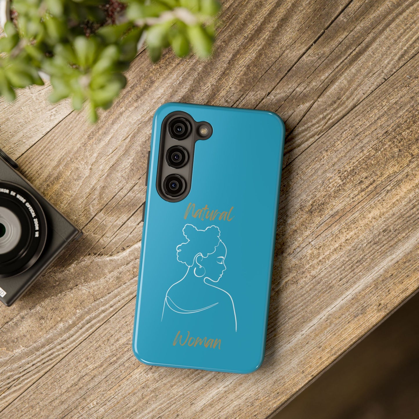 Natural Woman Twists (WL) Tough Phone Case TURQUOISE