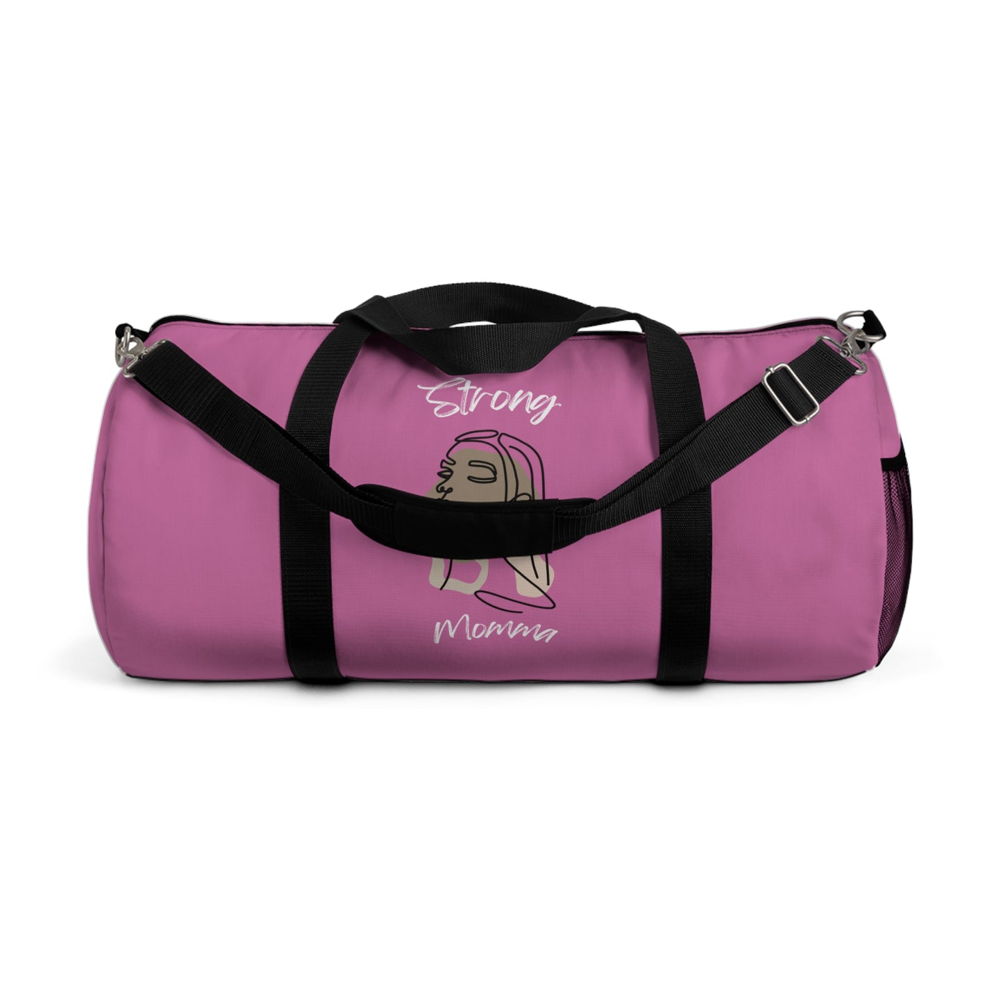 Strong Momma (WL) Duffel Bag LIGHT PINK