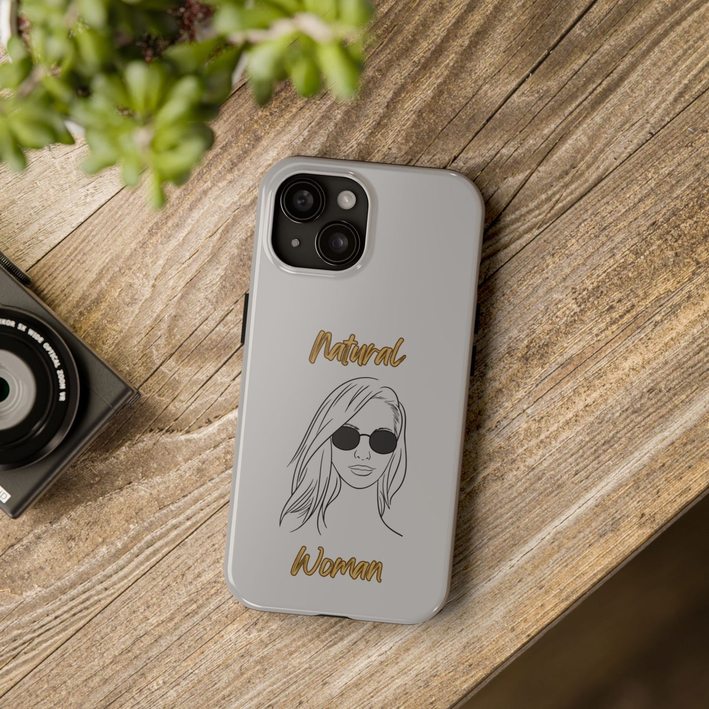 Natural Woman Shades (BL)Tough Phone Cases LIGHT GREY
