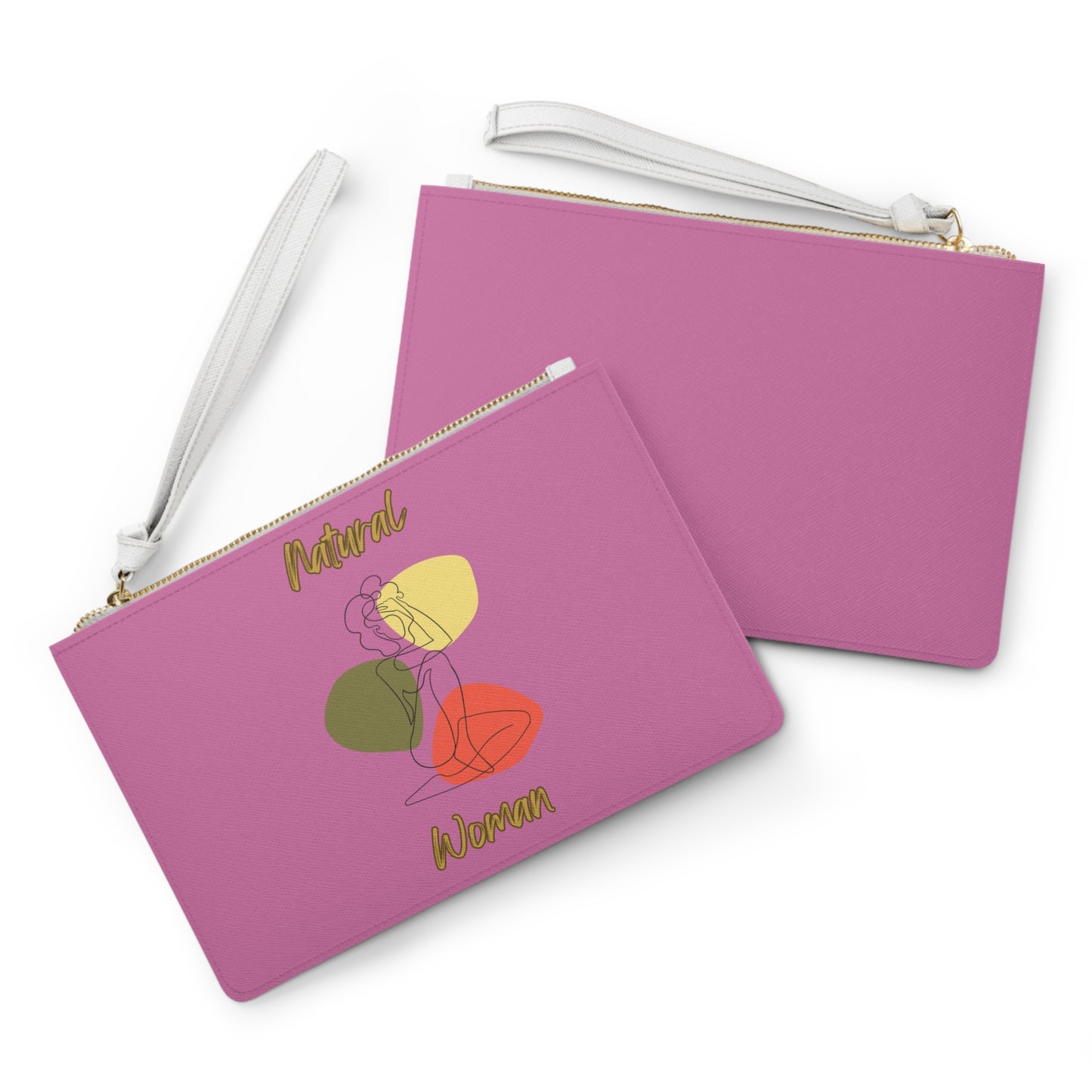 Natural Woman Colorful Pose (BL) Clutch Bag LIGHT PINK