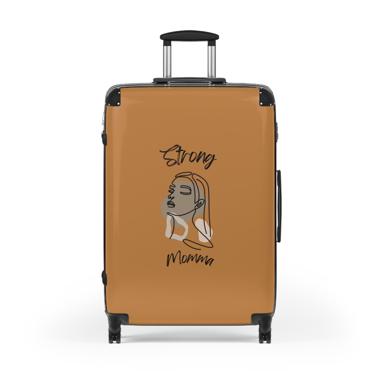 Strong Momma (BL) Luggage Bags LIGHT BROWN
