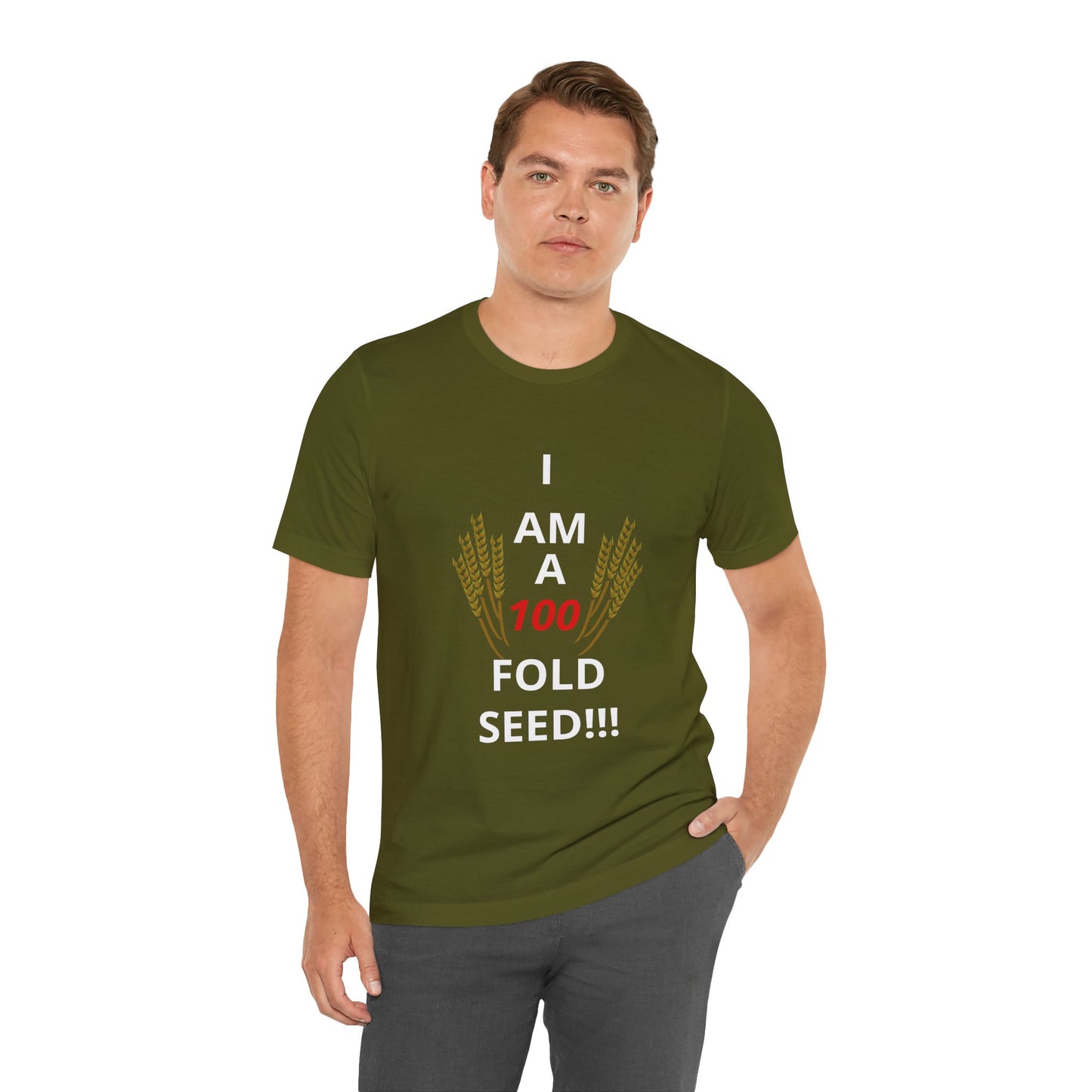 100 Fold Seed (WL)Unisex Jersey Short Sleeve T-Shirt