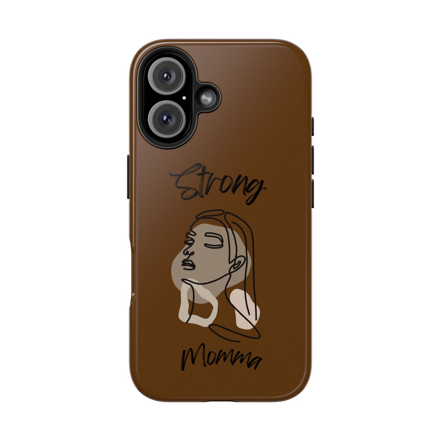 STRONG MOMMA Samsung Galaxy Tough Phone Cases (BL) Brown