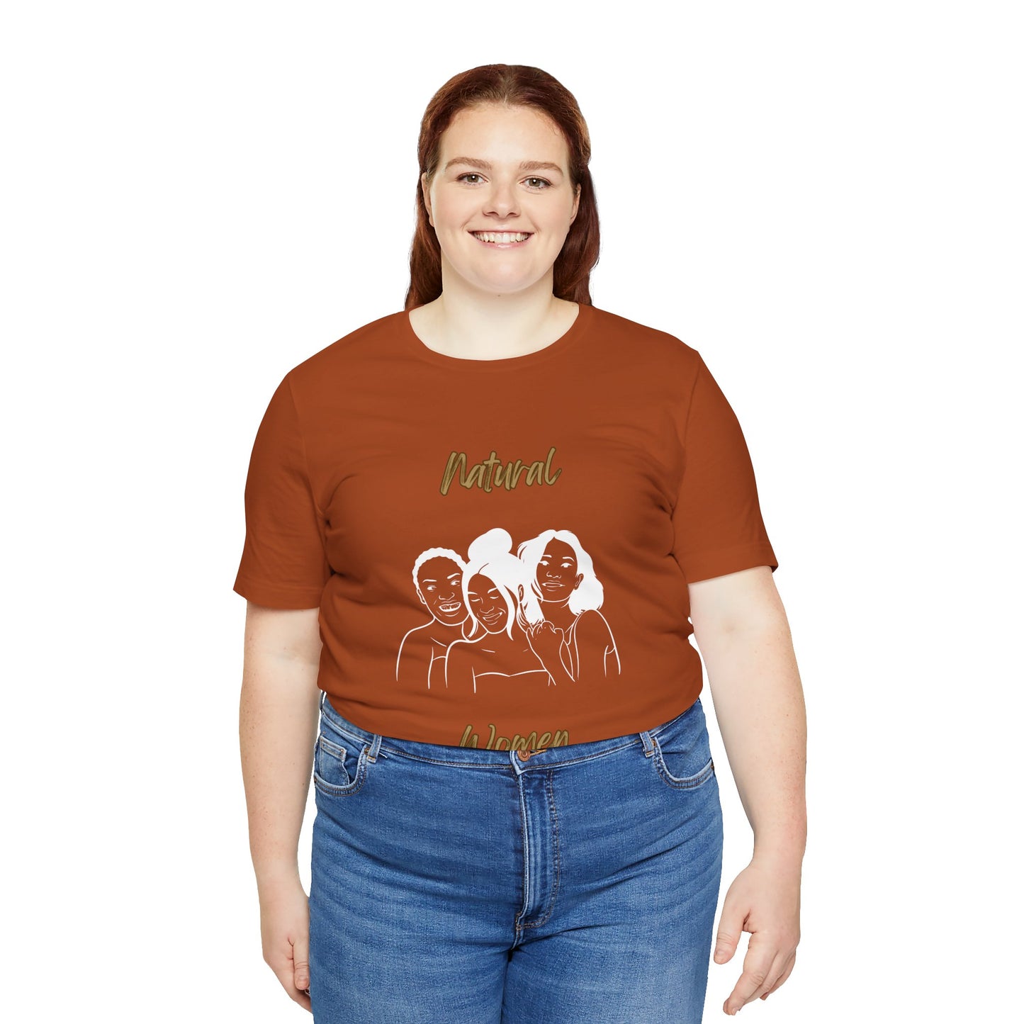 Natural Woman Laughing Friends (WL) Short Sleeve T-Shirt
