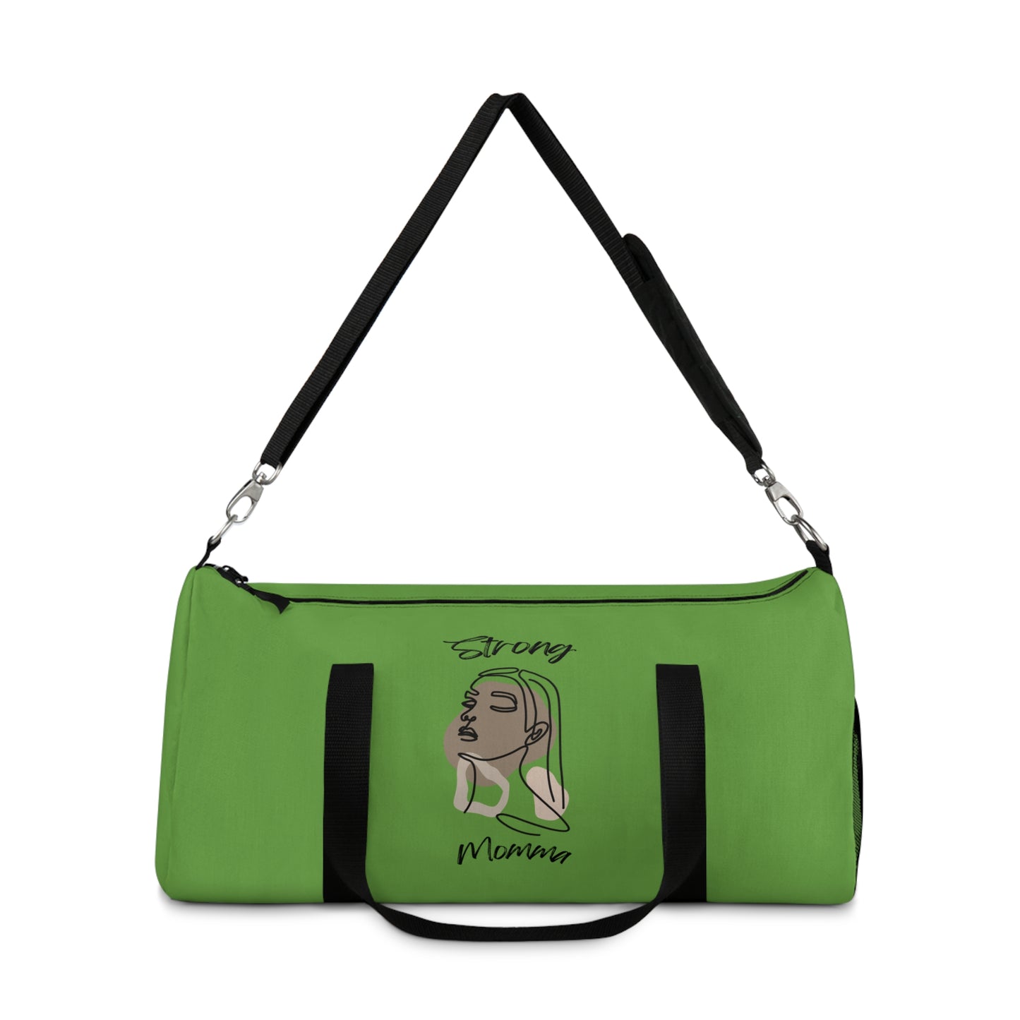 Strong Momma (BL) Duffel Bag GREEN