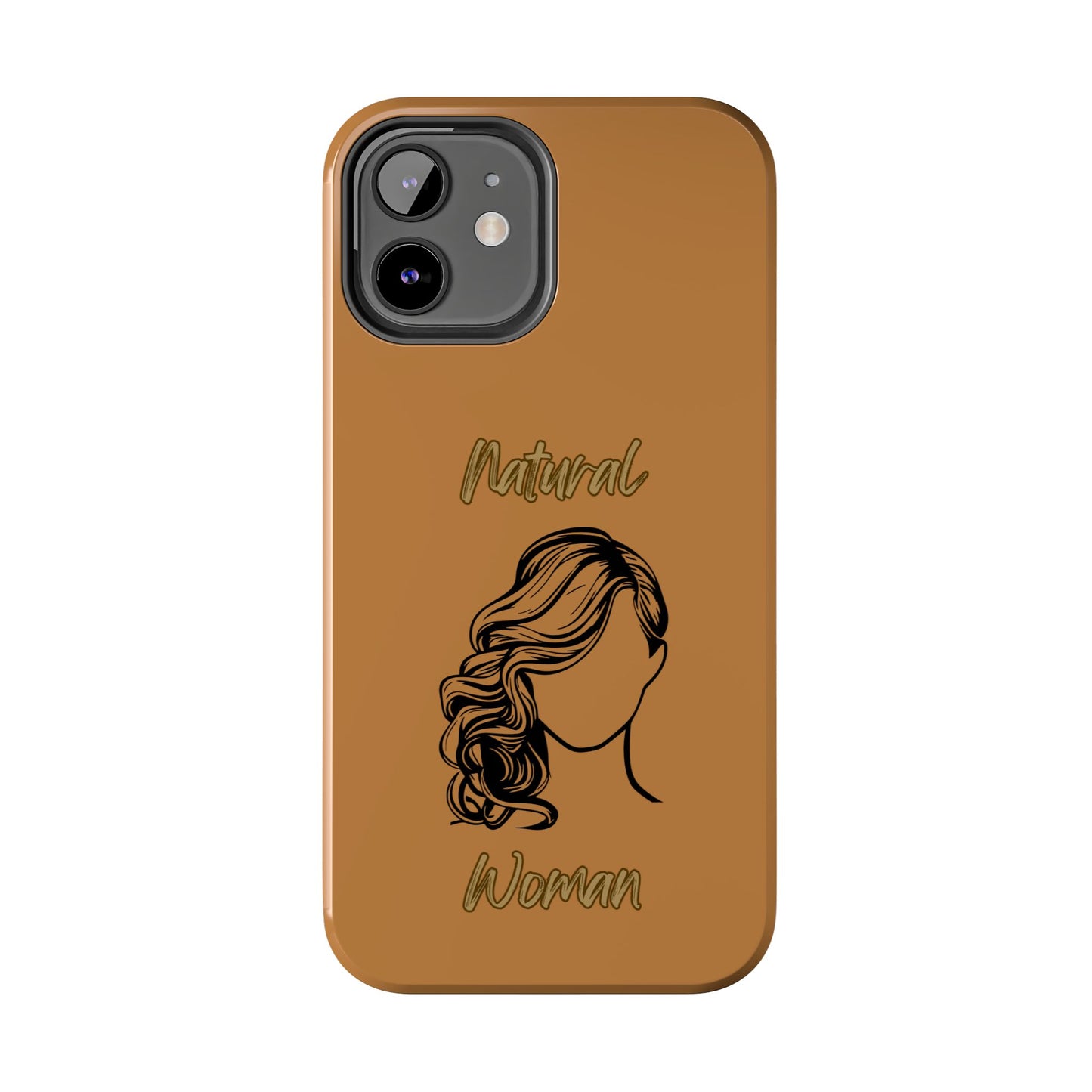Natural Woman Long Curl (BL)Tough Phone Cases LIGHT BROWN