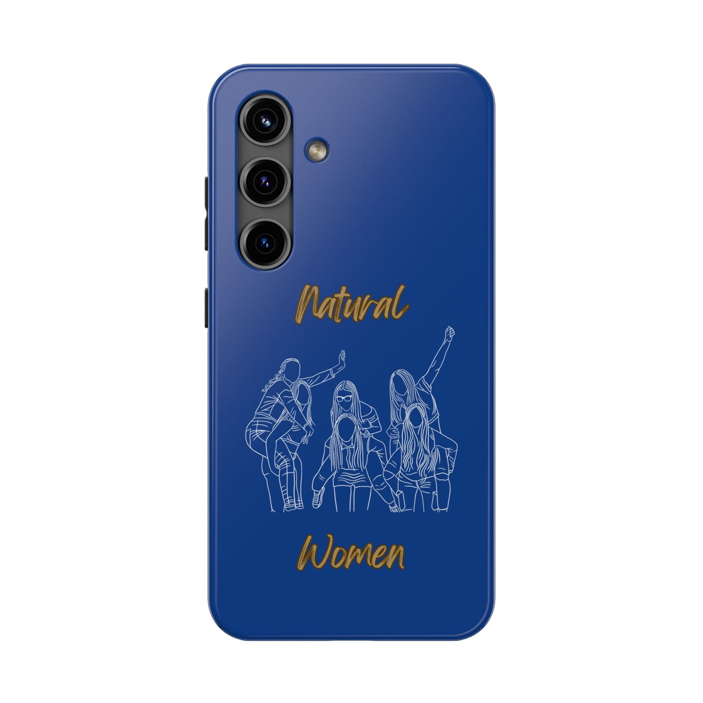 Natural Woman Piggy Back (WL) Tough Phone Cases DARK BLUE