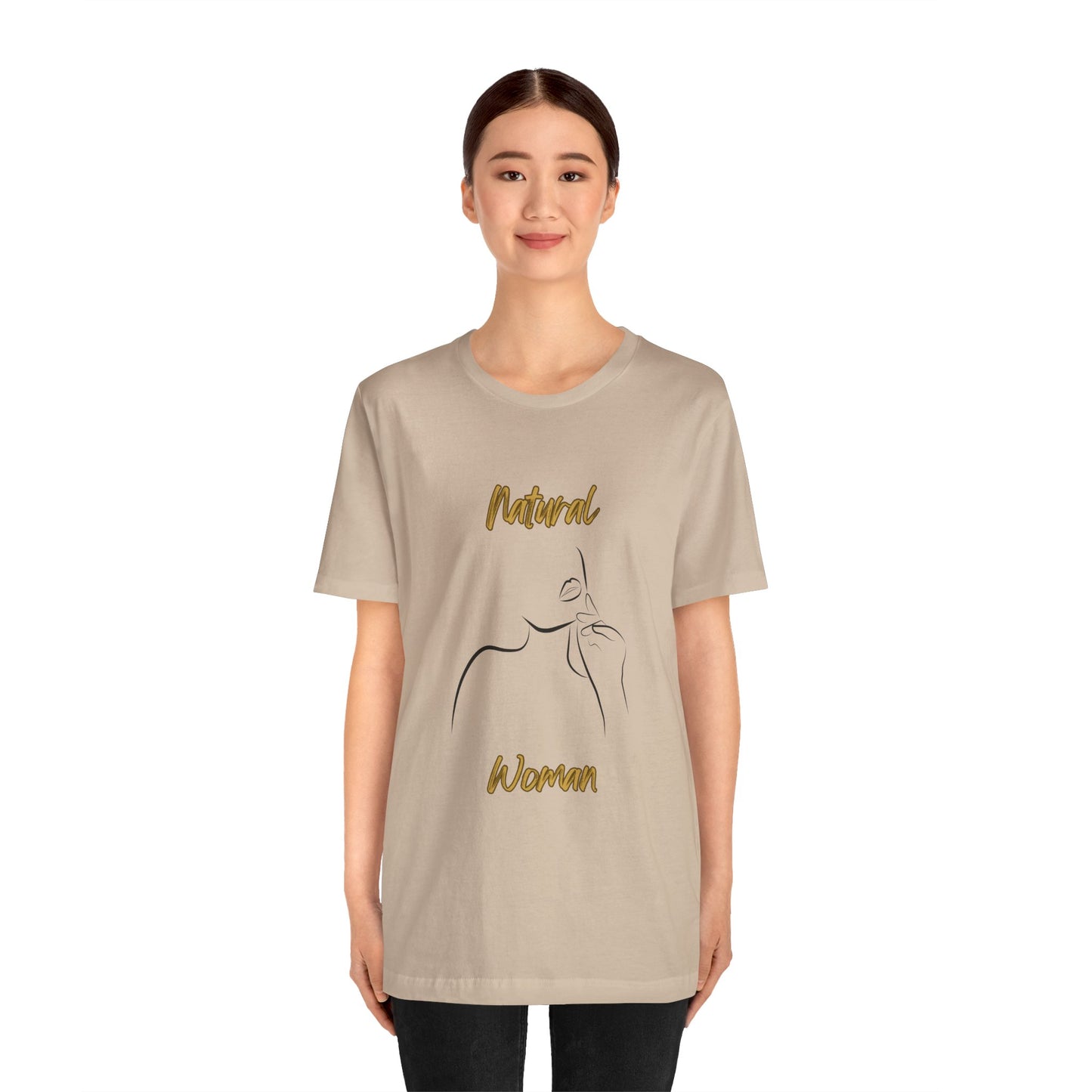 Natural Woman Chin Up (BL) Short Sleeve T-Shirt