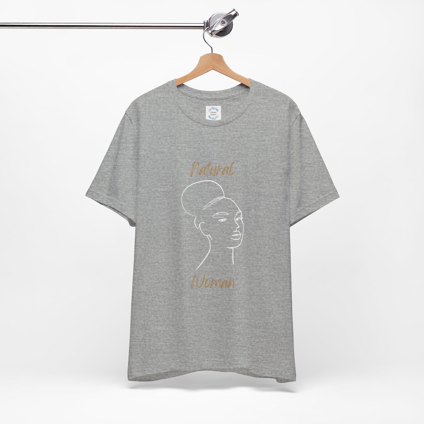 Natural Woman Hair Up (WL) Short Sleeve T-Shirt