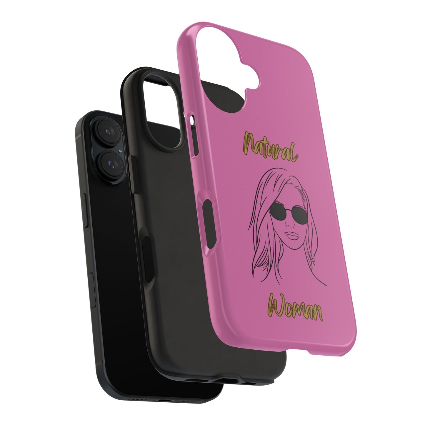 Natural Woman Shades (BL)Tough Phone Cases LIGHT PINK