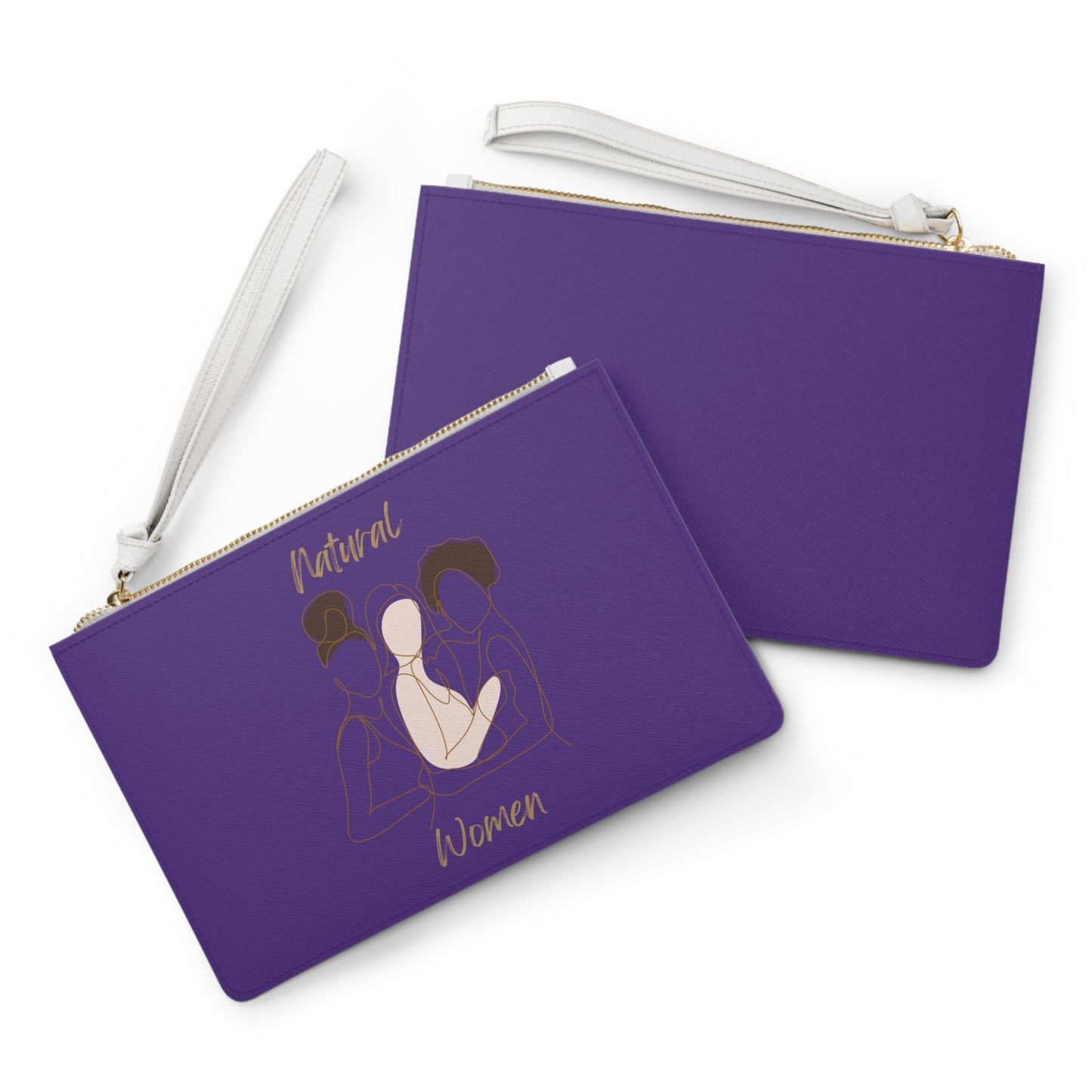 Natural Women Friends Clutch Bag PURPLE