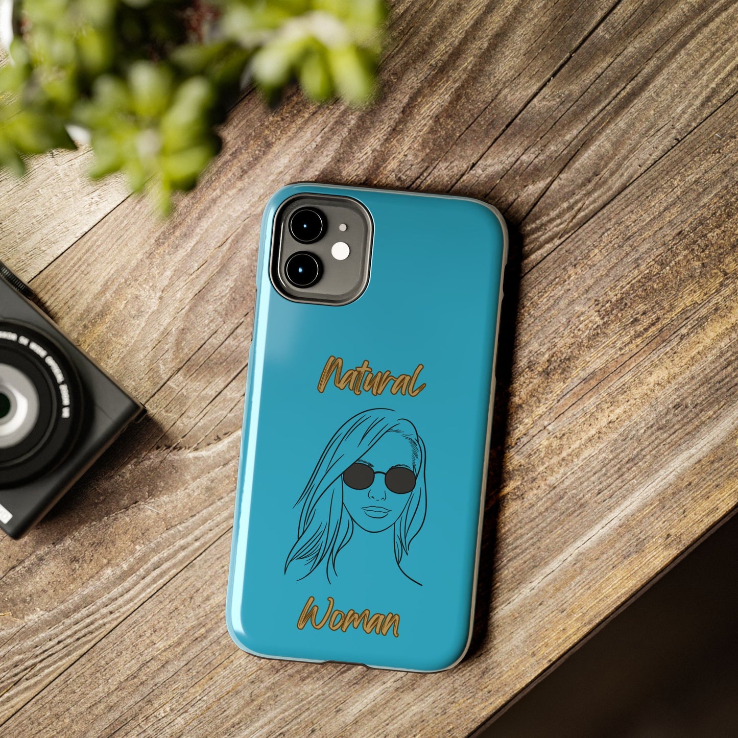 Natural Woman Shades (BL)Tough Phone Cases TURQUOISE