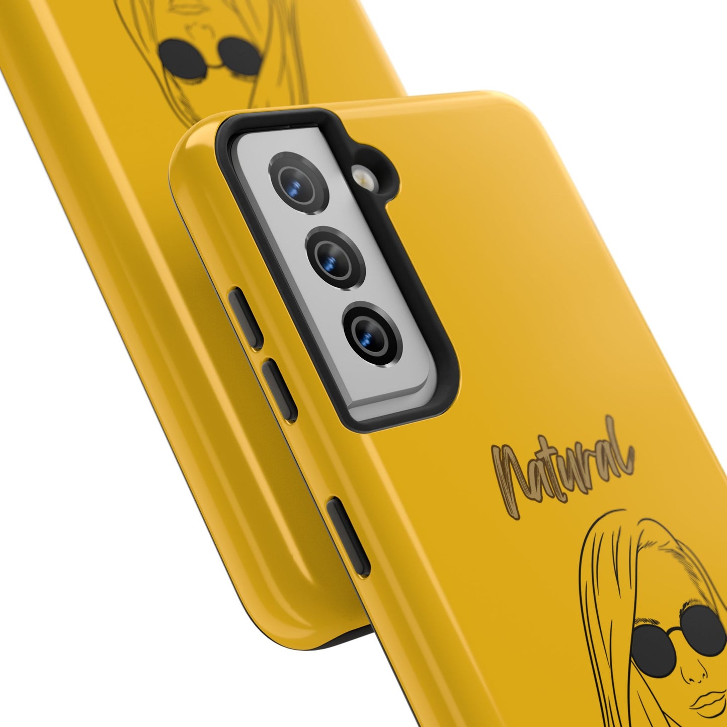 Natural Woman Shades (BL)Tough Phone Cases YELLOW