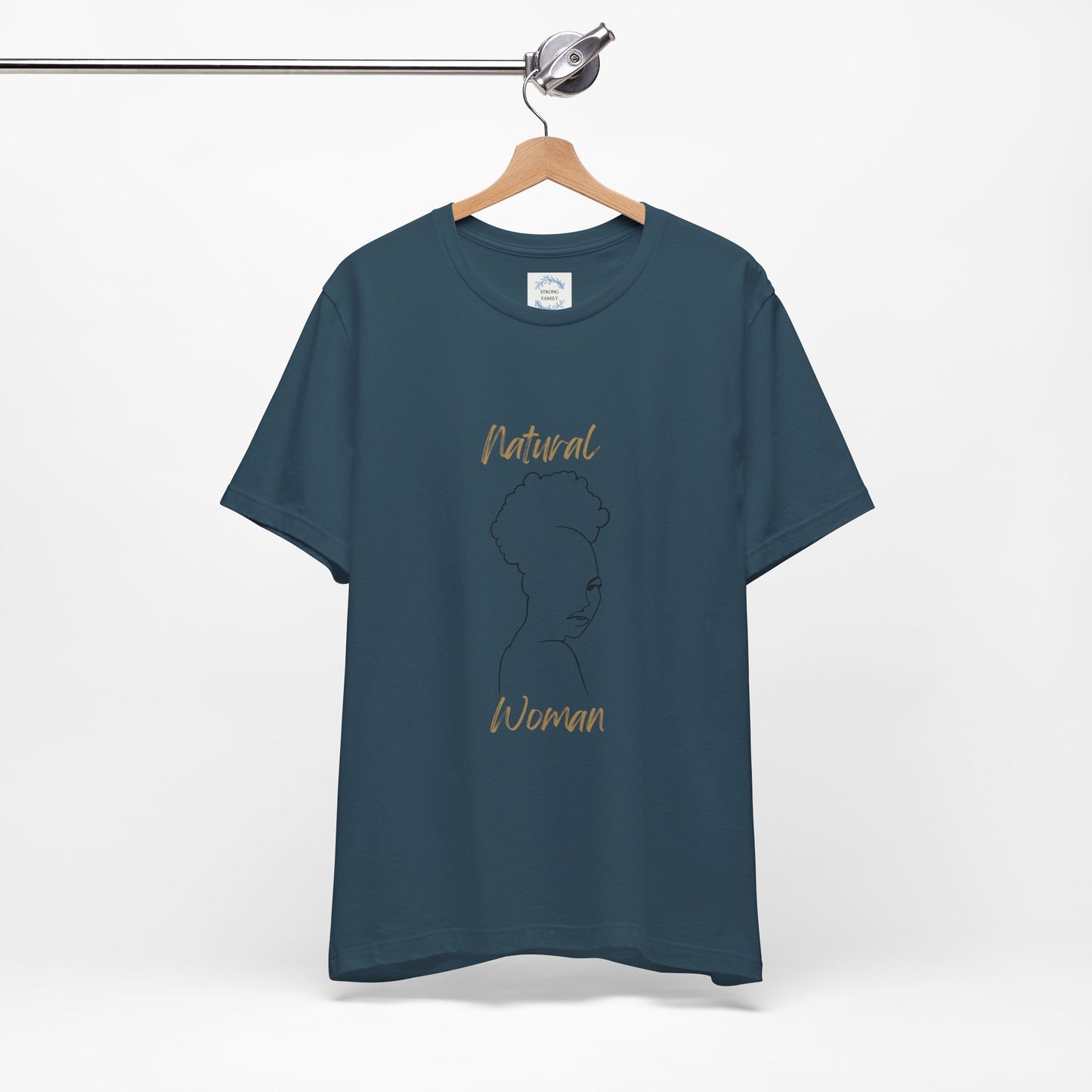 Natural Woman Twist Afro (BL) Short Sleeve T-Shirt
