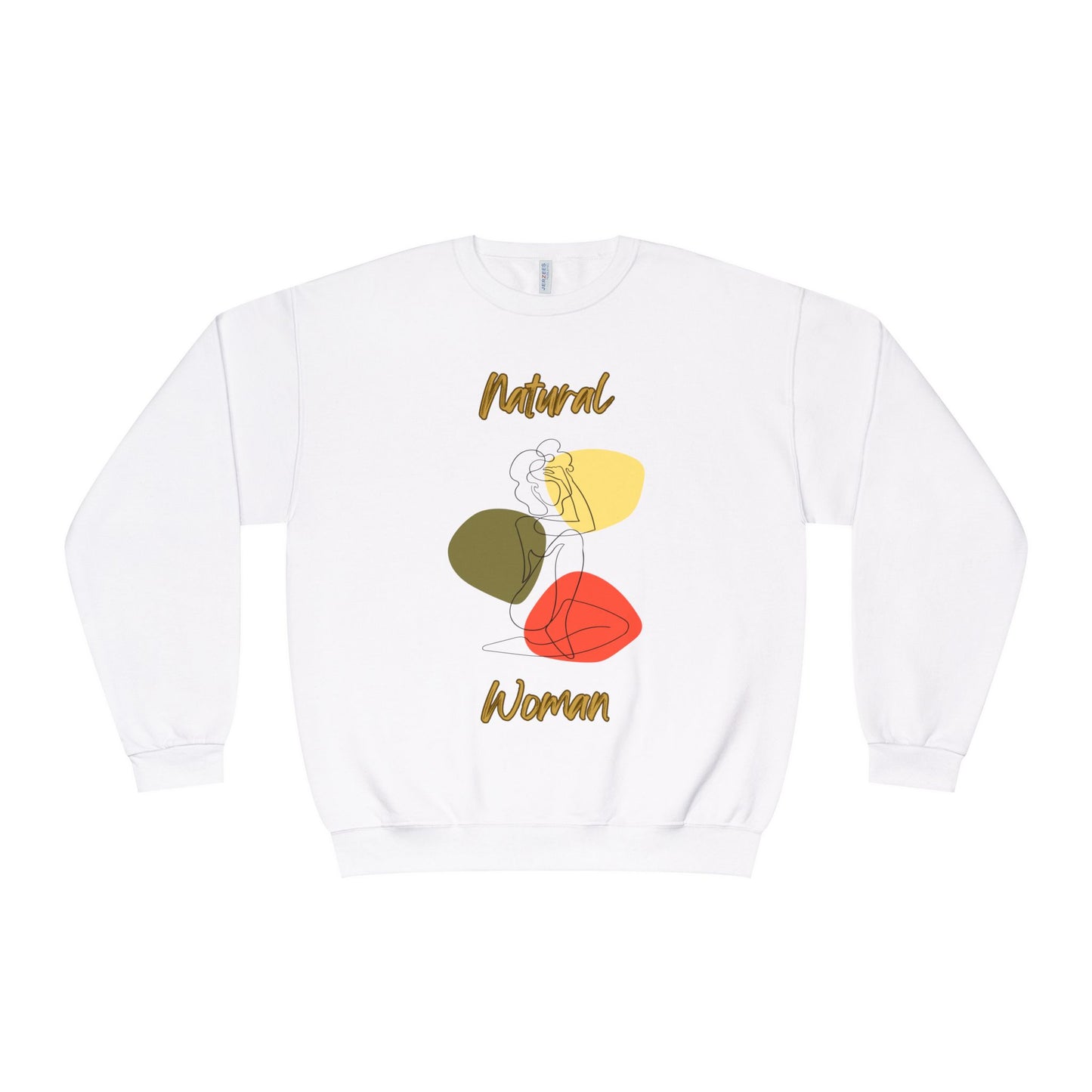 Natural Woman Colorful Pose (BL) Crewneck Sweatshirt