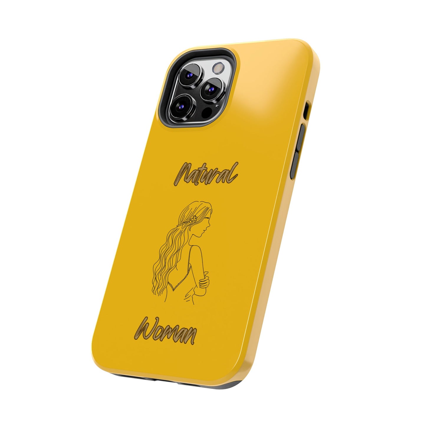 Natural Woman Young Woman (BL)Tough Phone Cases YELLOW