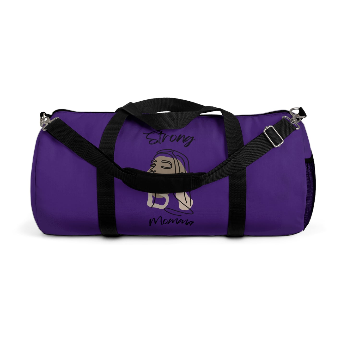 Strong Momma (BL) Duffel Bag PURPLE