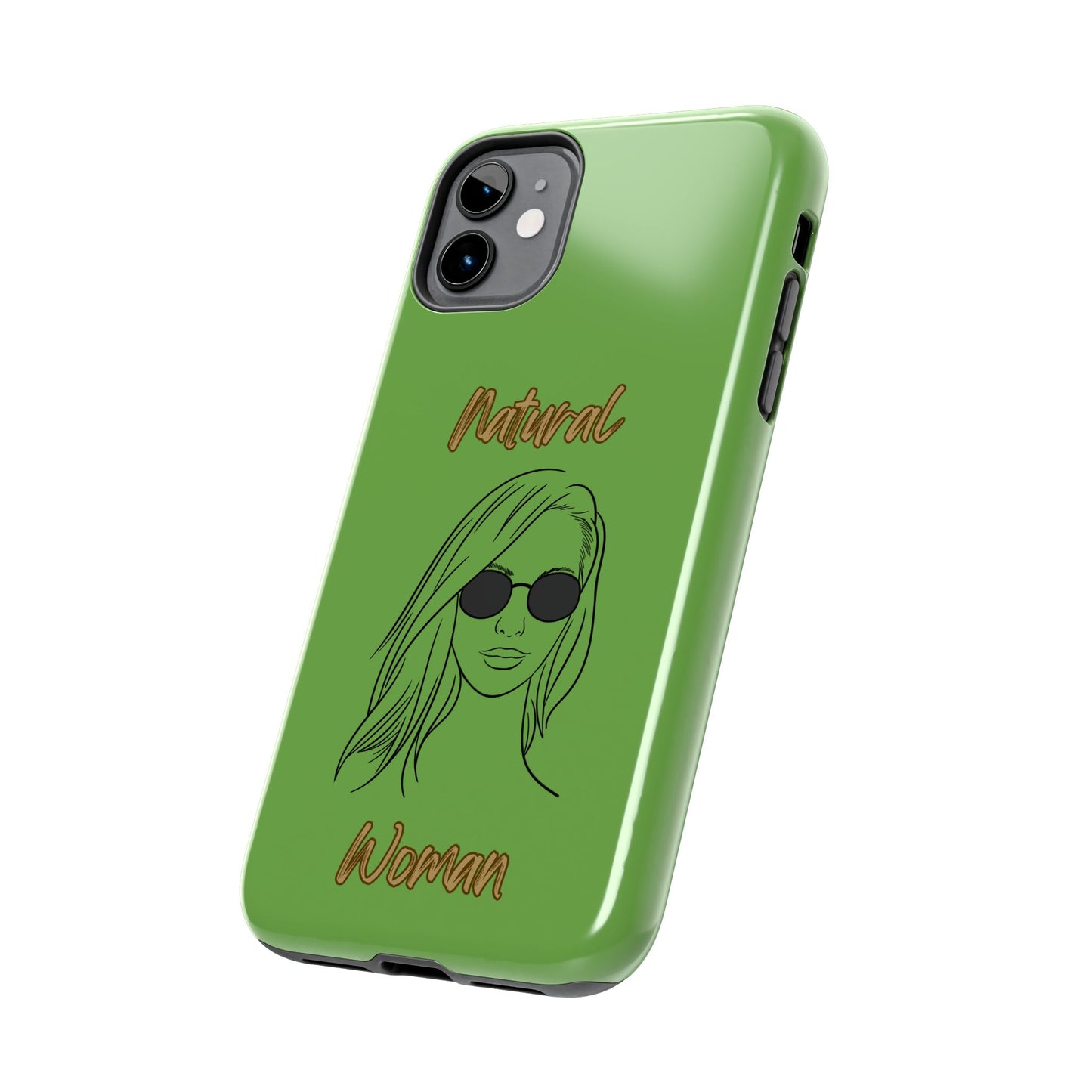 Natural Woman Shades (BL)Tough Phone Cases GREEN