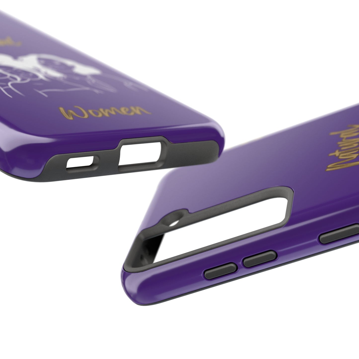 Natural Women Laughing Friends (WL)Tough Phone Cases PURPLE