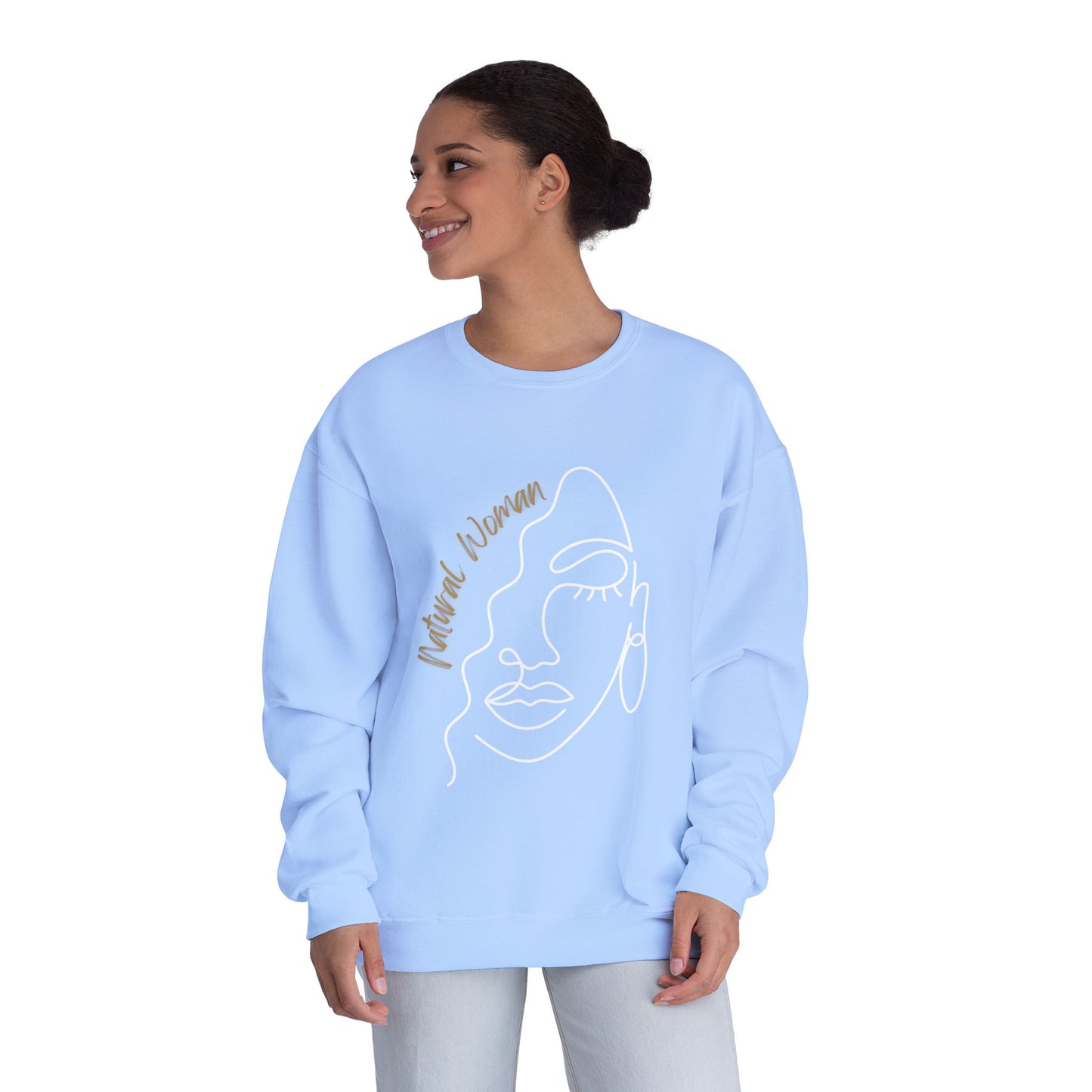 Natural Woman Half Face (WL) Crewneck Sweatshirt