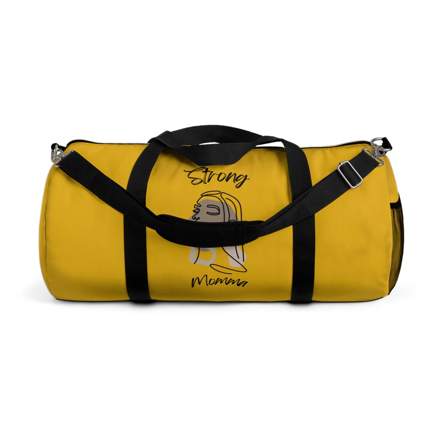 Strong Momma (BL) Duffel Bag YELLOW