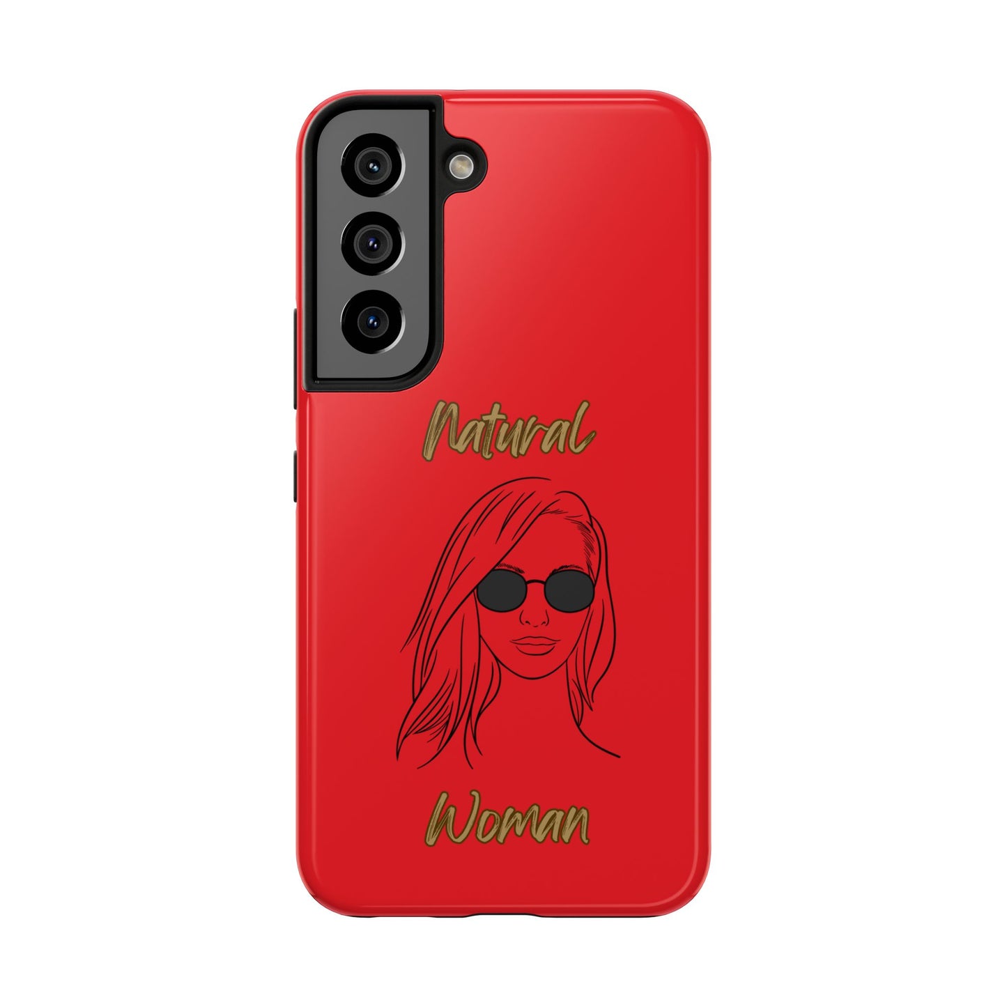 Natural Woman Shades (BL)Tough Phone Cases RED