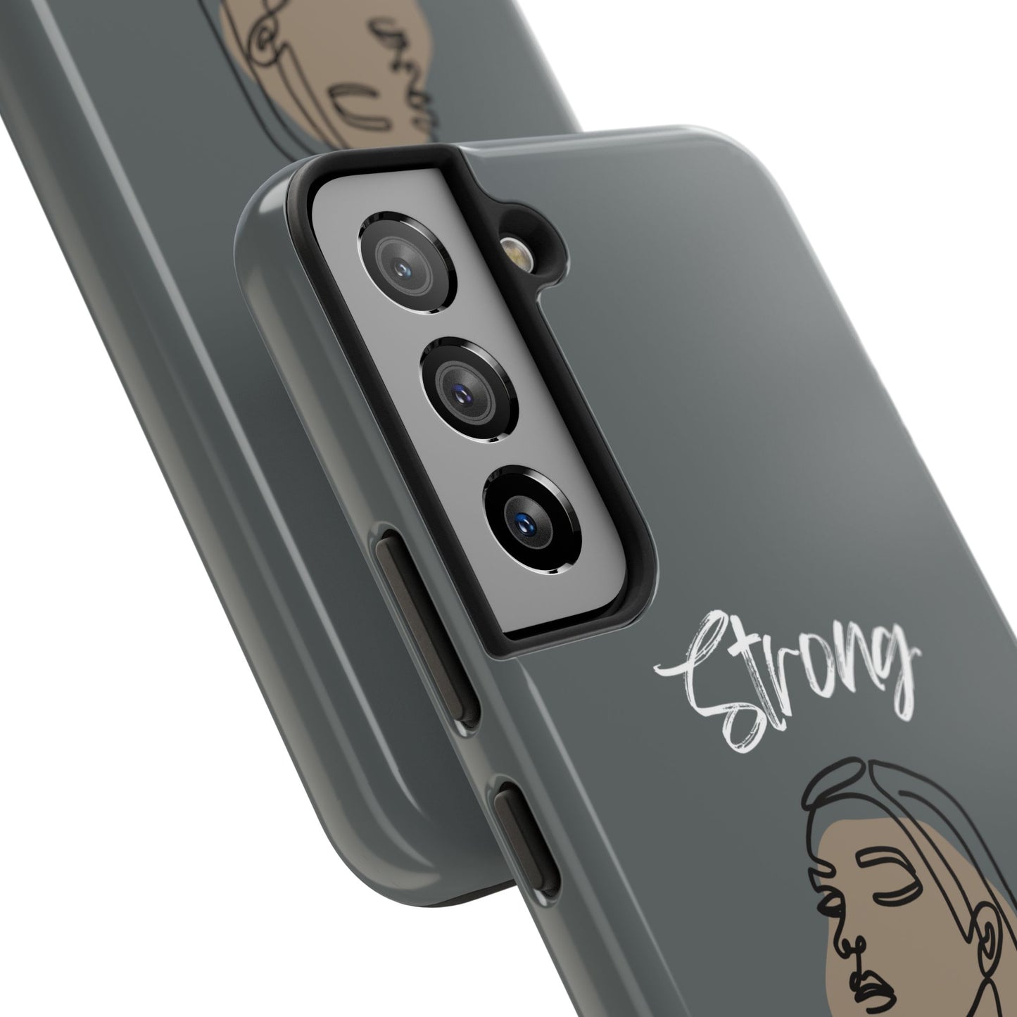Strong Momma (WL) Tough Phone Cases DARK GREY