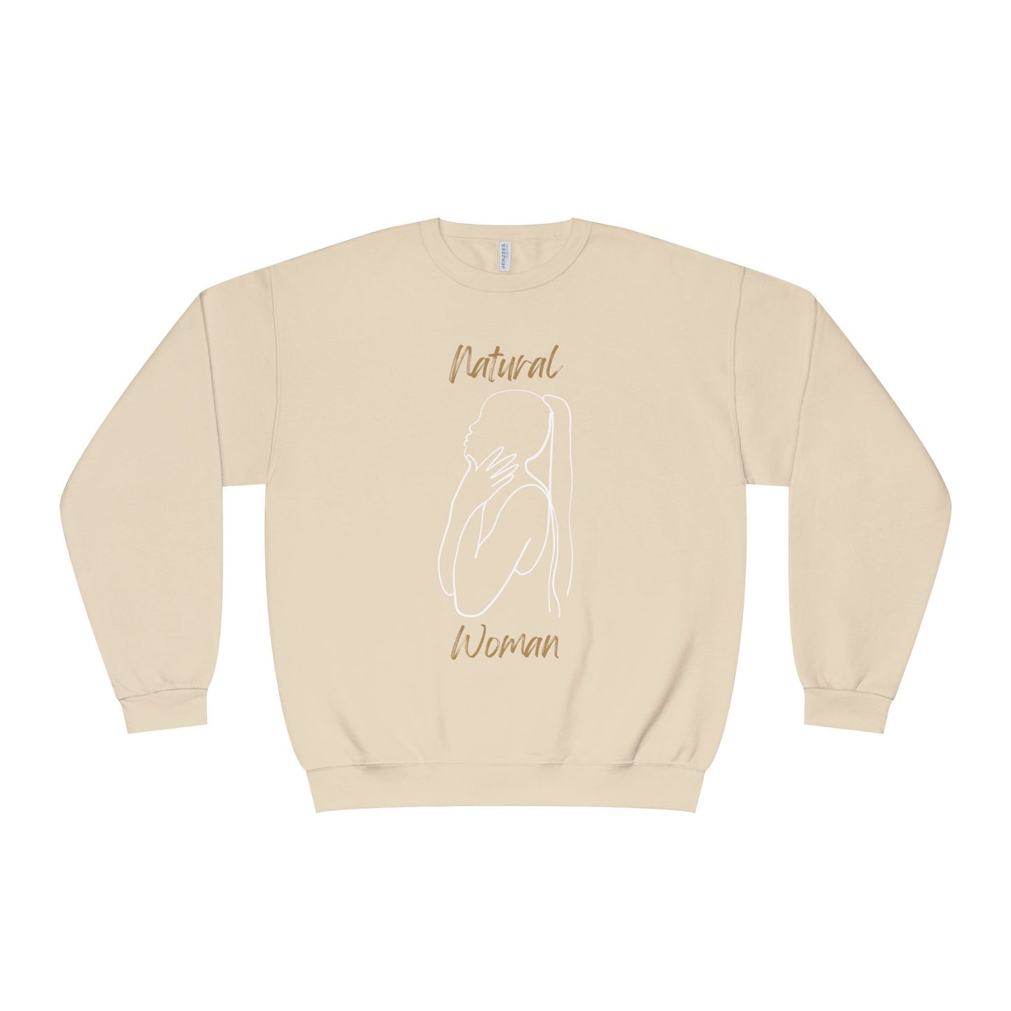 Natural Woman Ponytail (WL) Crewneck Sweatshirt