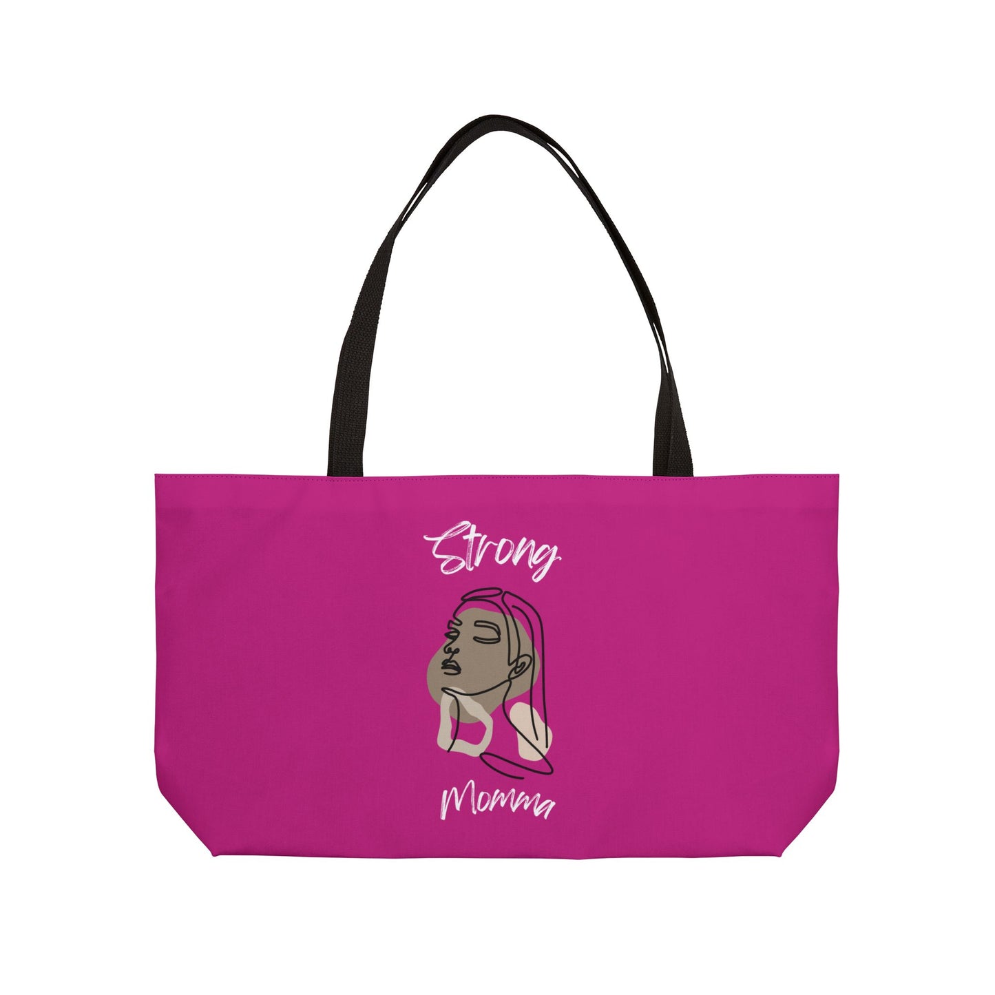 Strong Momma (WL) Weekender Tote Bag PINK
