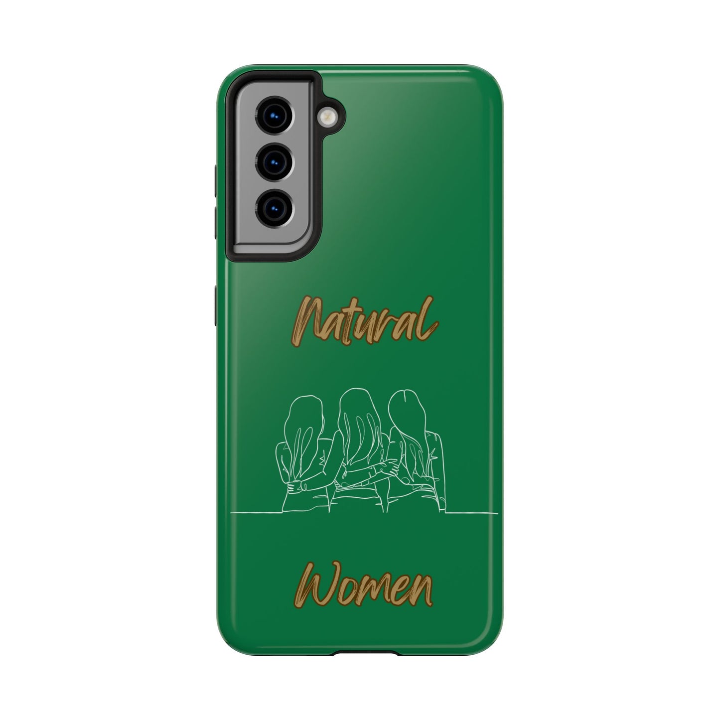 Natural Woman Loving Friends (WL) Tough Phone Cases DARK GREEN