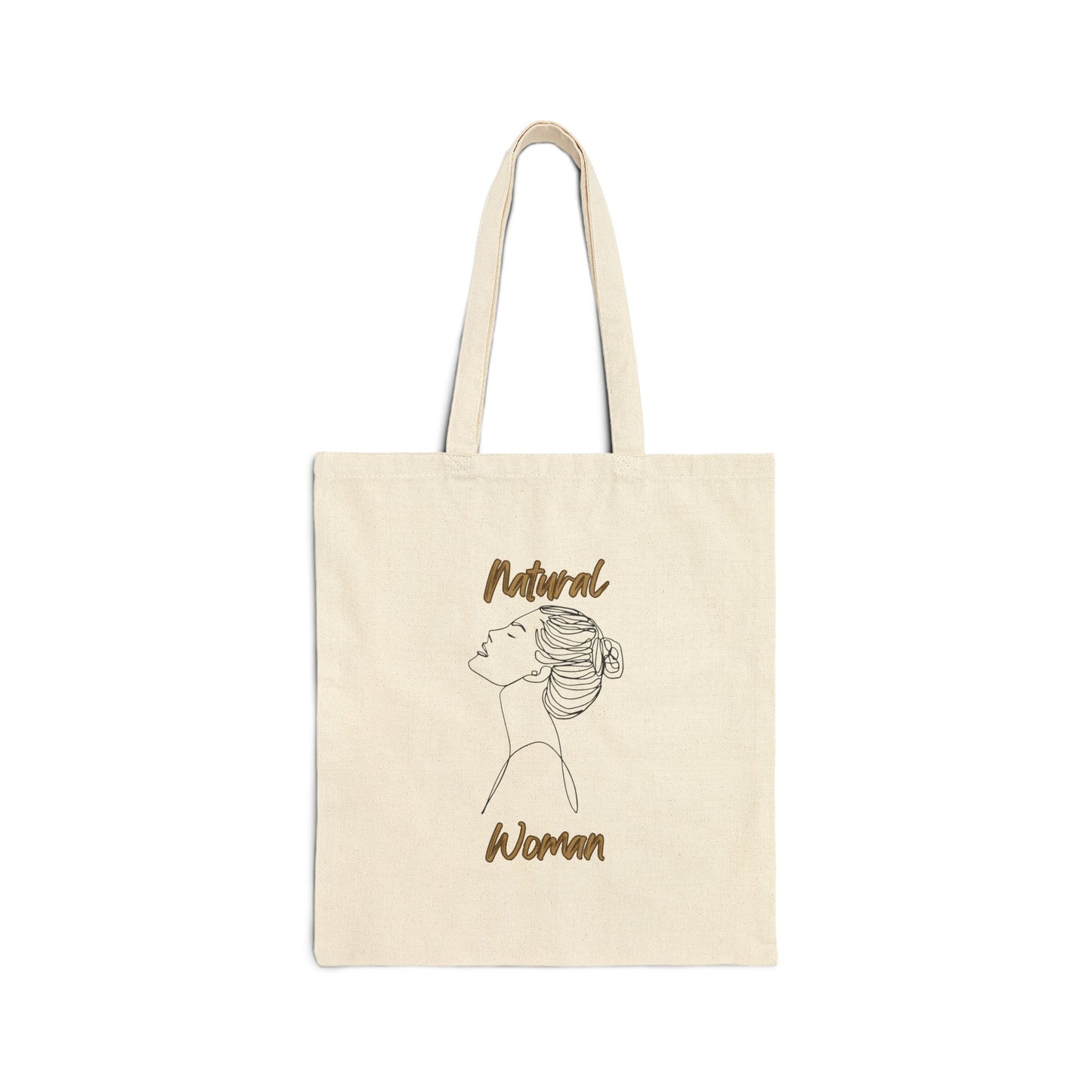 Natural Woman Wet Bun (BL) Canvas Tote Bag