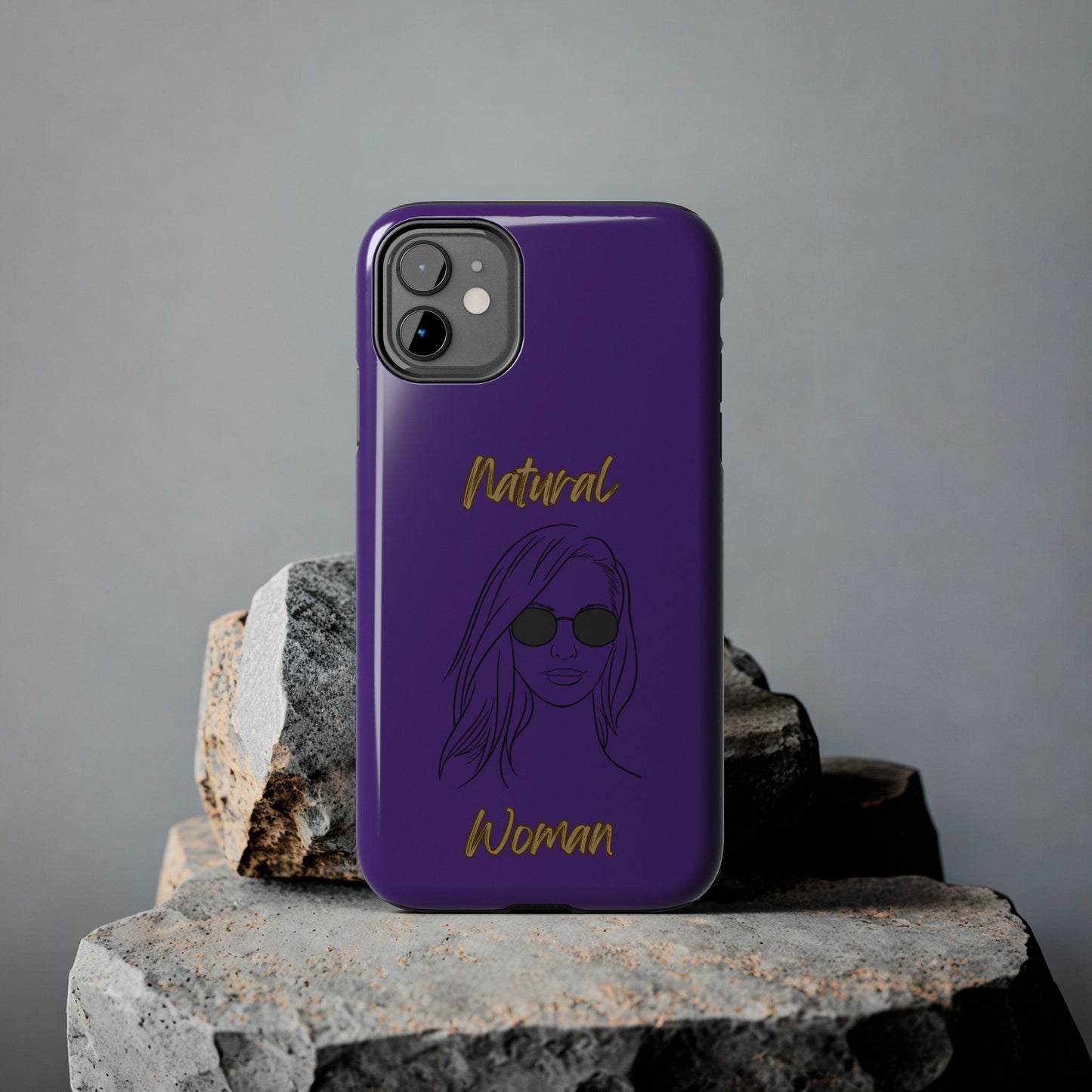 Natural Woman Shades (BL)Tough Phone Cases PURPLE