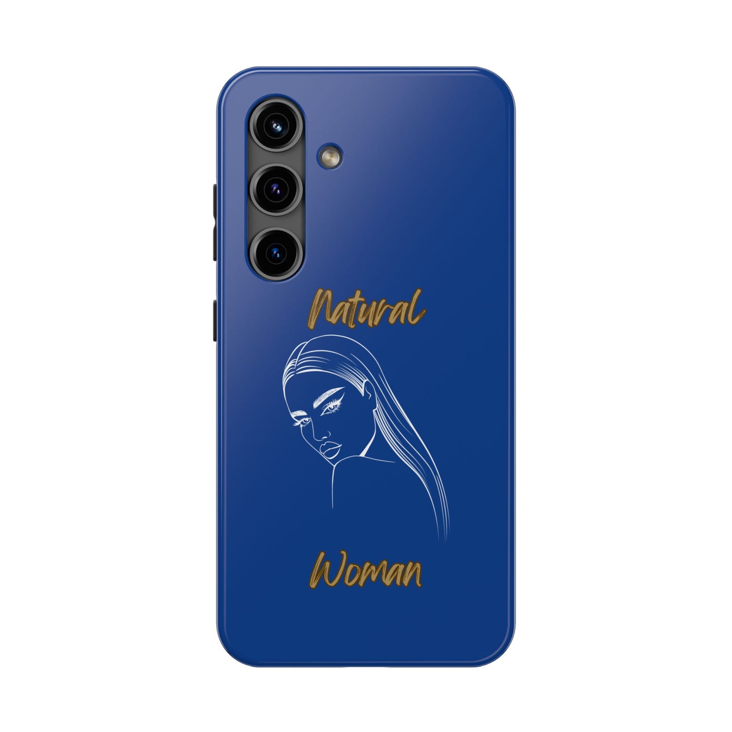 Natural Woman The Stare (WL)Tough Phone Cases DARK BLUE