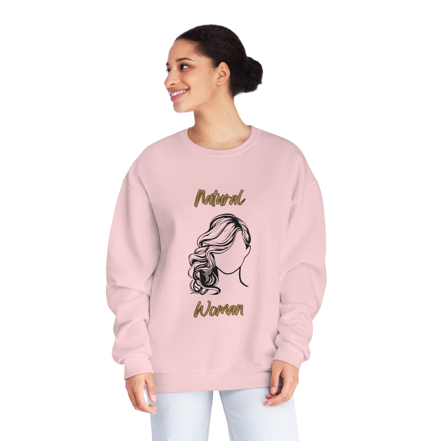 Natural Woman Long Curl (BL) Crewneck Sweatshirt